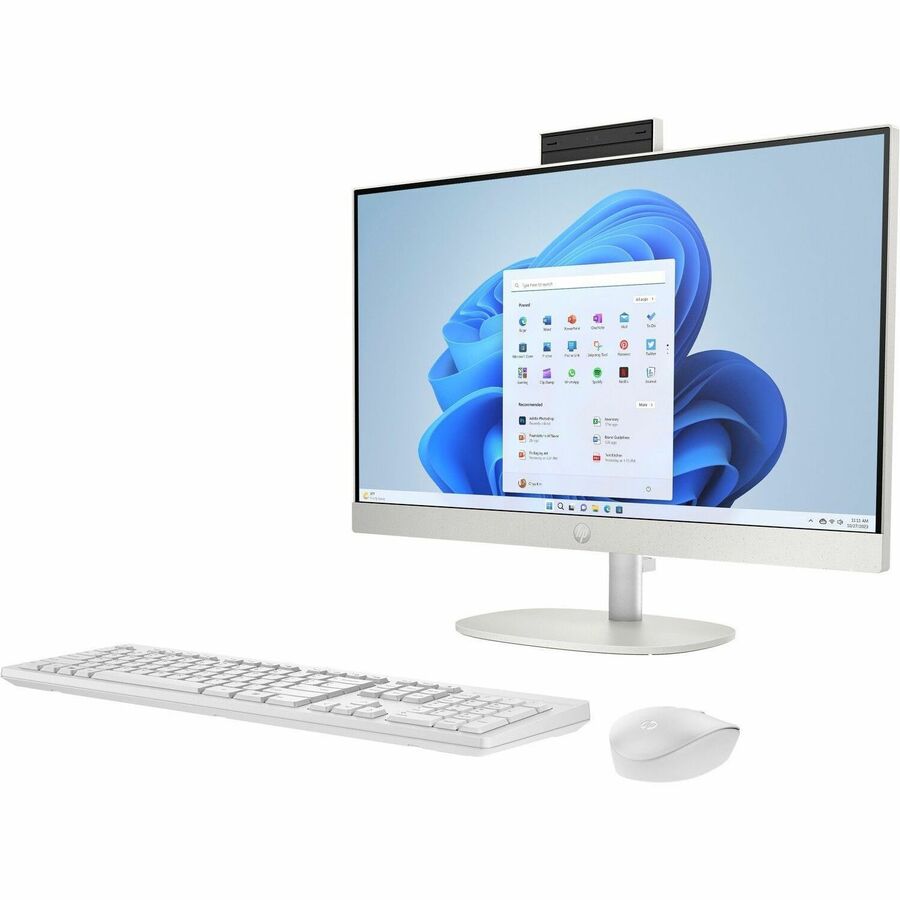 HP 24-cr0047c 23.8" FHD All-in-One PC, Intel i5-1334U, 8GB RAM, 512GB SSD, Win11H - BD5N6AA#ABA (Certified Refurbished)