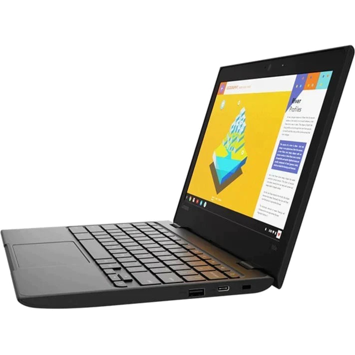 Lenovo 100e 11.6" HD 2nd Gen Chromebook, Intel Celeron N4020, 1.10GHz, 4GB RAM, 32GB eMMC, ChromeOS - 81MA0039US
