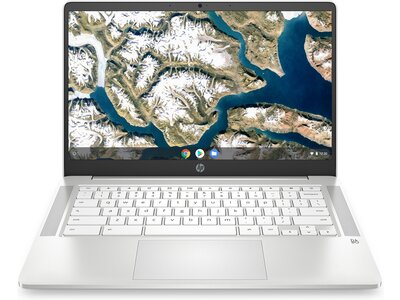 HP 14a-na0020nr 14" HD Chromebook, Intel Celeron N4000, 1.10GHz, 4GB RAM, 32GB eMMC, Chrome OS - 9PG29UA#ABA