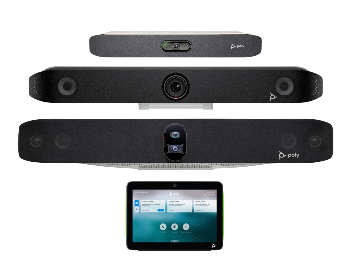 HP Poly Studio X70 All-In-One Video Bar with TC10 Controller Kit GSA/TAA, No Radio, HDMI, Ethernet - 8L539AA#ABA