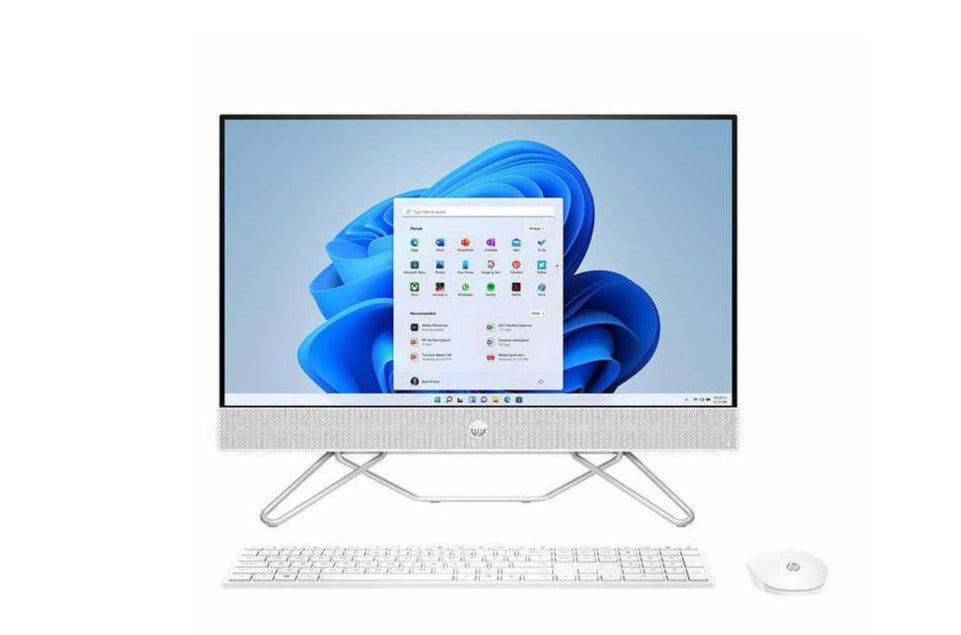 HP 27-cb1277c 27" FHD All-in-One Computer, AMD R7-5825U, 2.0GHz, 16GB RAM, 512GB SSD, 1TB HDD, Win11H - 1J9C1AA#ABA (Refurbished)