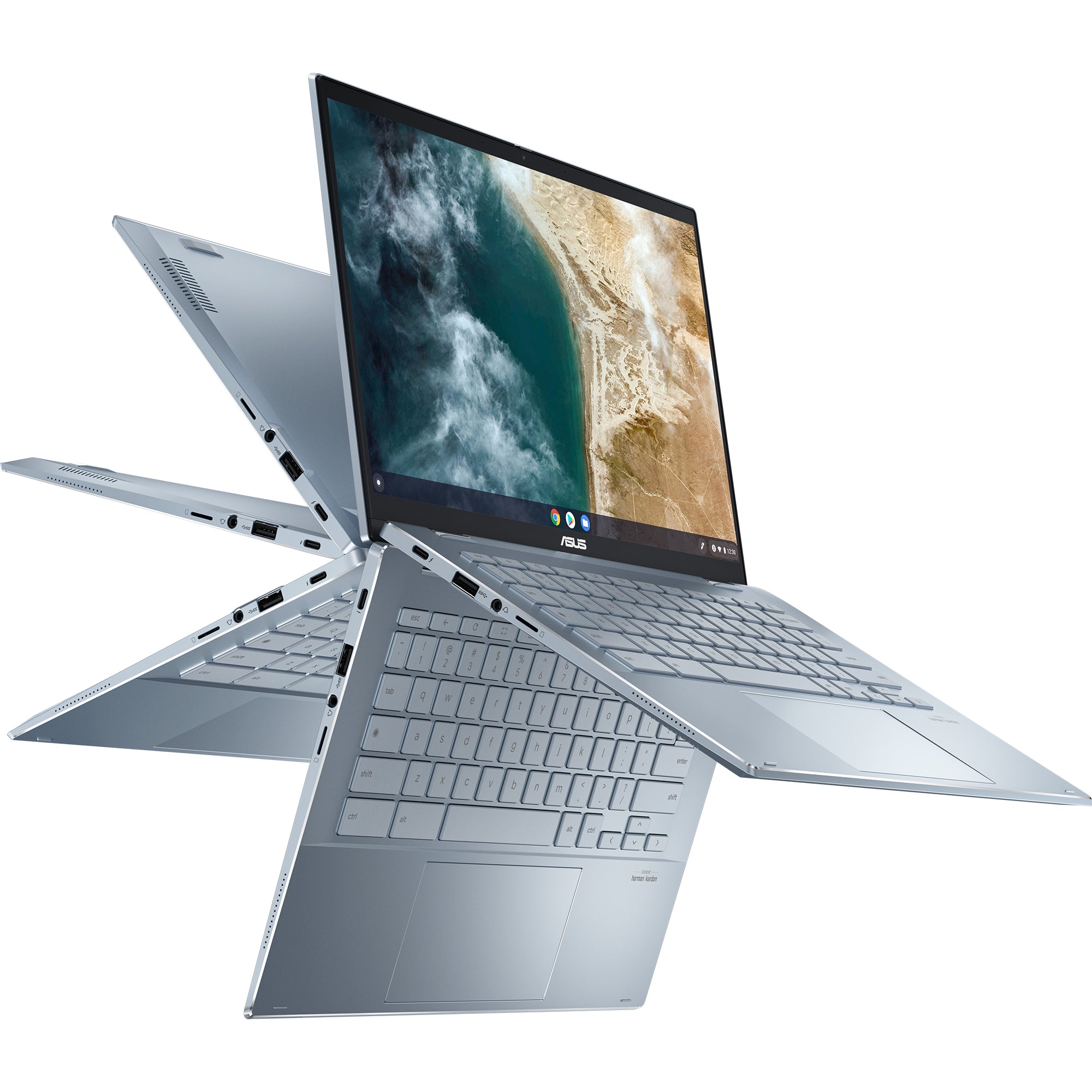 Asus Chromebook Flip CX5400 14" FHD Notebook, Intel i5-1130G7, 1.10GHz, 16GB RAM, 256GB SSD, ChromeOS - CX5400FMA-DN566T-S