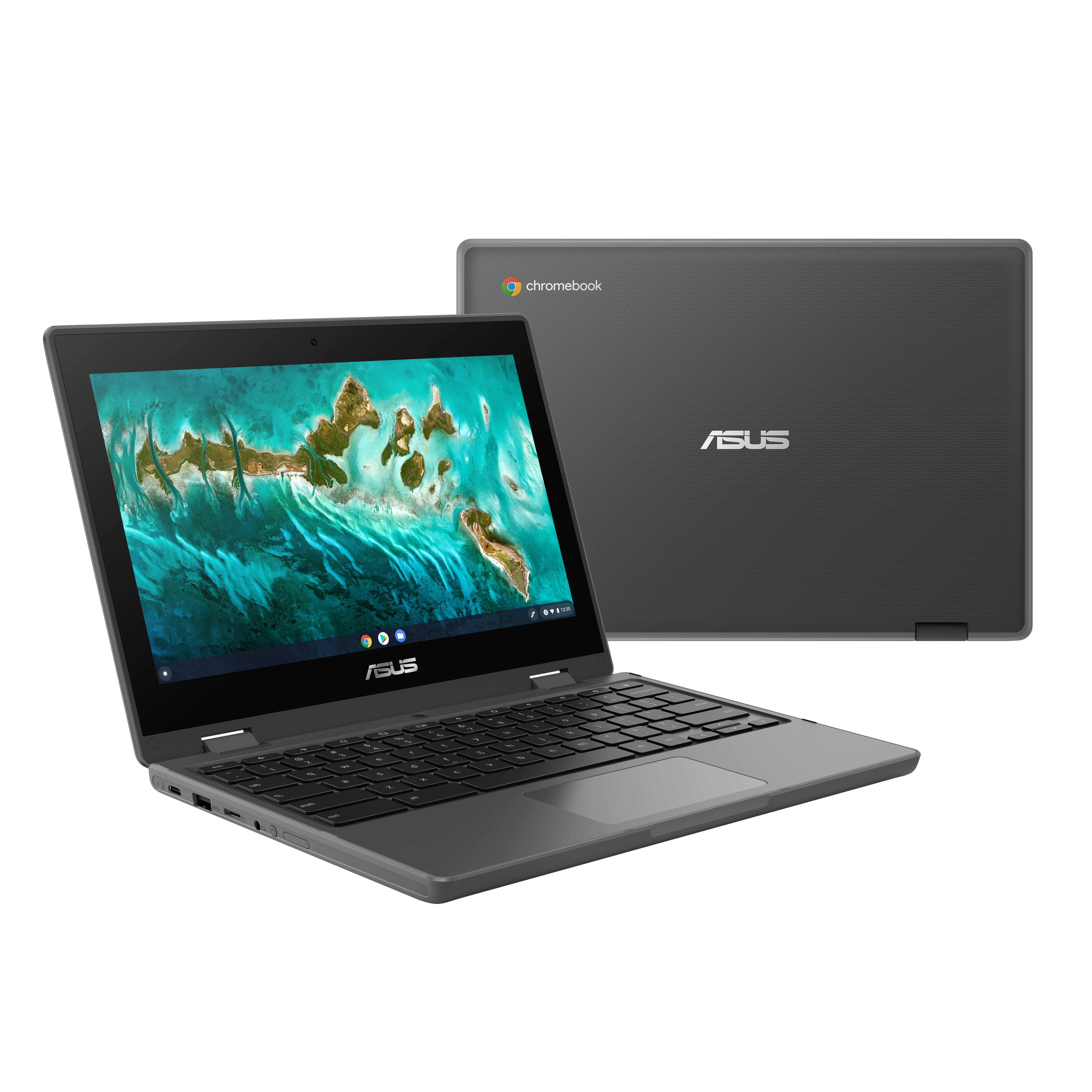 Asus Flip CR1100 11.6" HD Rugged Chromebook, Intel Celeron N5100, 1.10GHz, 8GB RAM, 32GB eMMC, ChromeOS - CR1100FKA-YZ182T-S