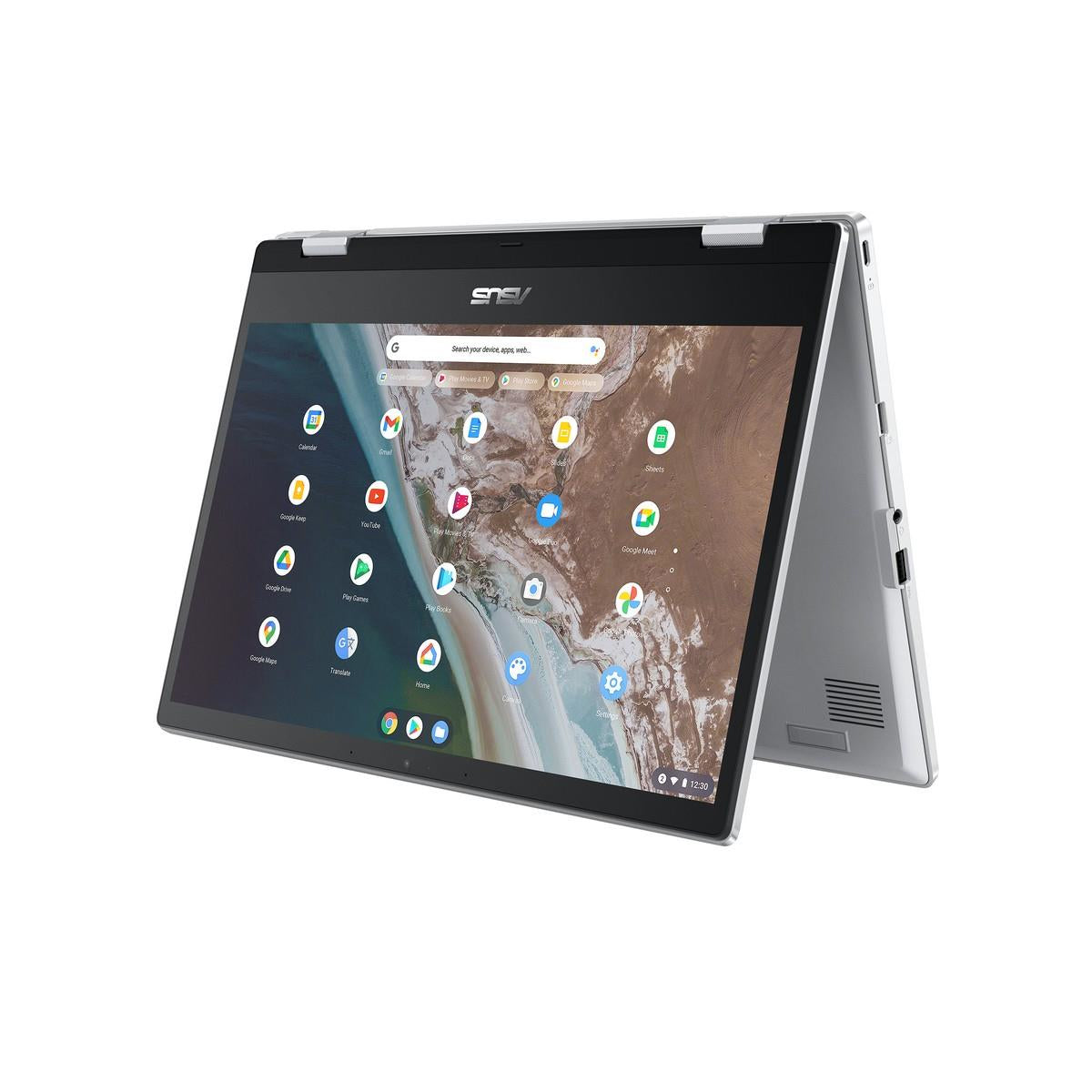 Asus CX1400 14" FHD Convertible Chromebook, Intel Celeron N4500, 1.10GHz, 8GB RAM, 64GB eMMC, ChromeOS - CX1400FKA-DS84FT