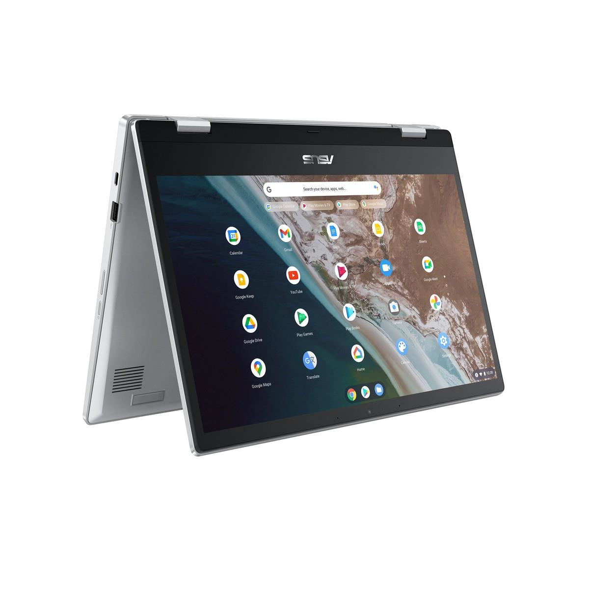 Asus CX1400 14" FHD Convertible Chromebook, Intel Celeron N4500, 1.10GHz, 8GB RAM, 64GB eMMC, ChromeOS - CX1400FKA-DS84FT