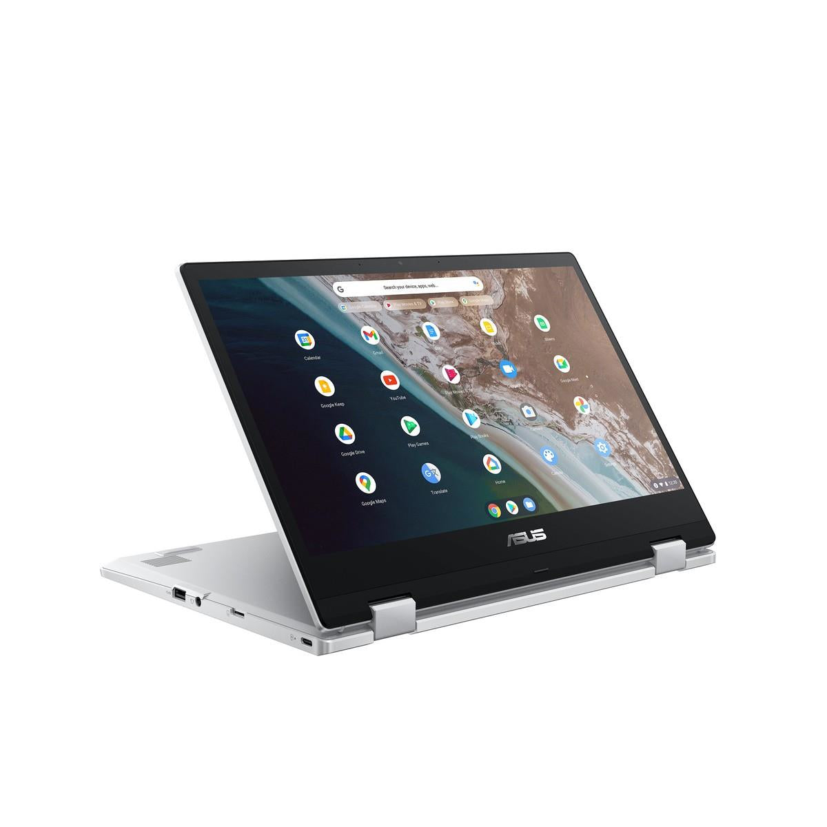 Asus CX1400 14" FHD Convertible Chromebook, Intel Celeron N4500, 1.10GHz, 8GB RAM, 64GB eMMC, ChromeOS - CX1400FKA-DS84FT
