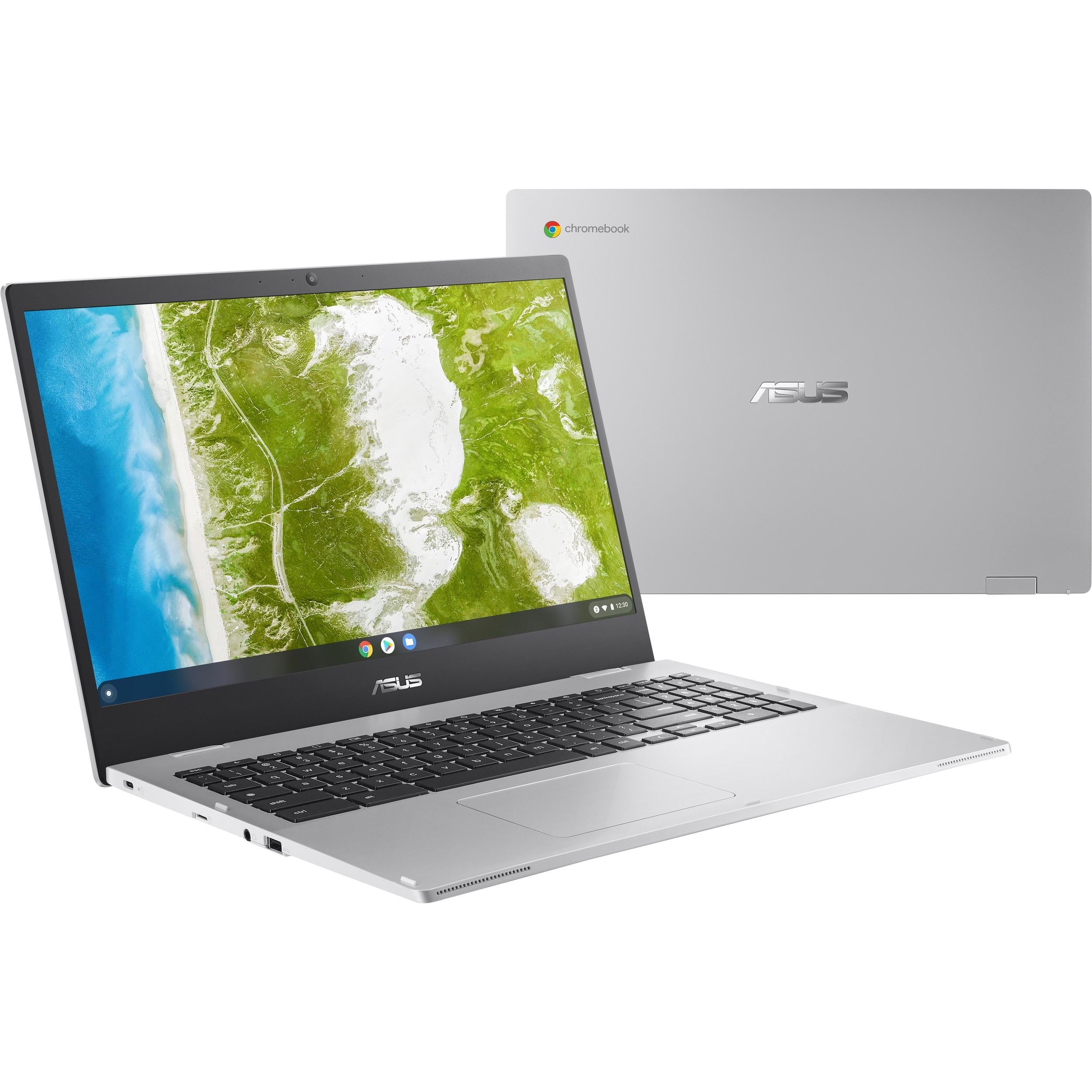 Asus CX1500 15.6" FHD Chromebook, Intel Celeron N4500, 1.10GHz, 4GB RAM, 64GB eMMC, ChromeOS - CX1500CKA-DH44F