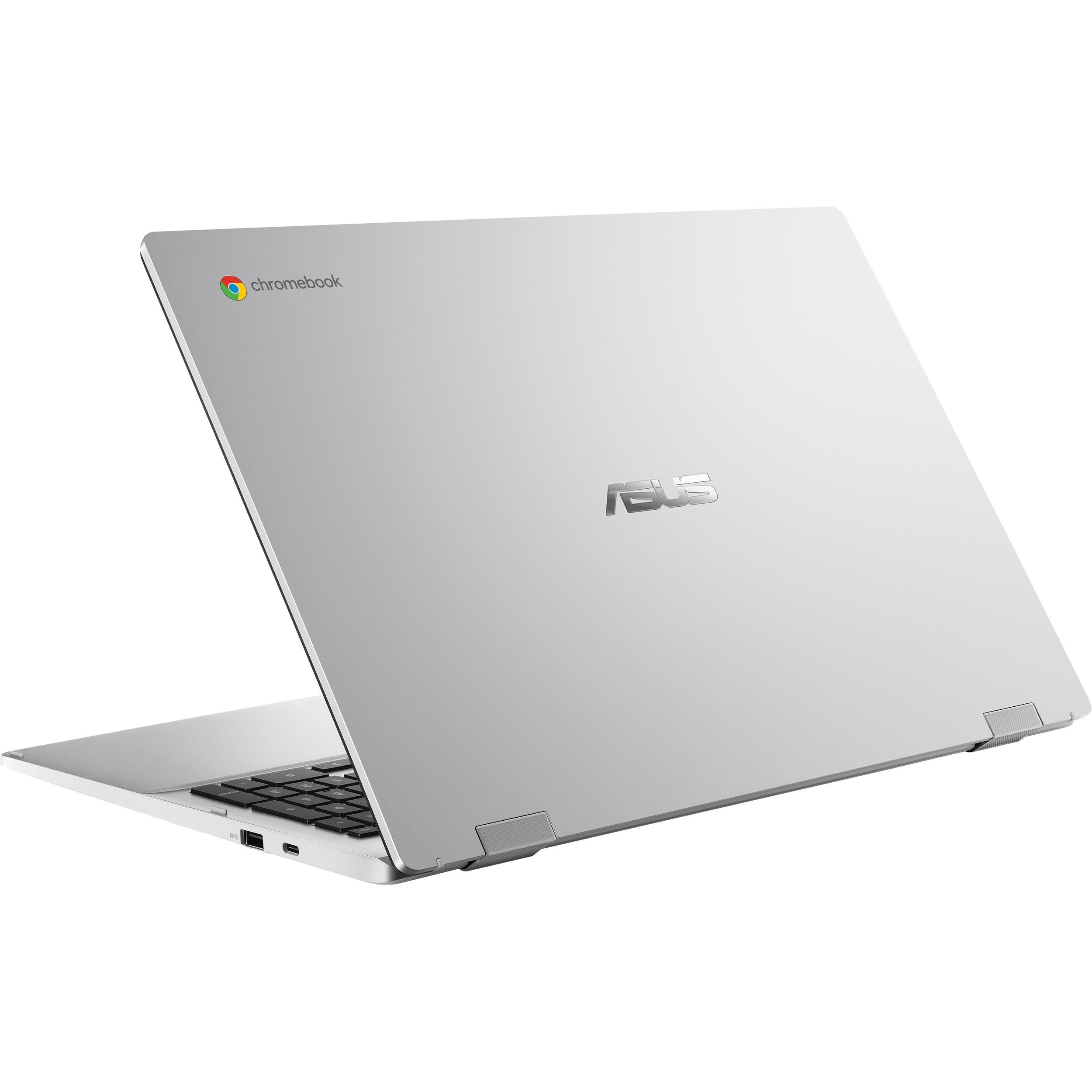 Asus CX1500 15.6" FHD Chromebook, Intel Celeron N4500, 1.10GHz, 4GB RAM, 64GB eMMC, ChromeOS - CX1500CKA-DH44F