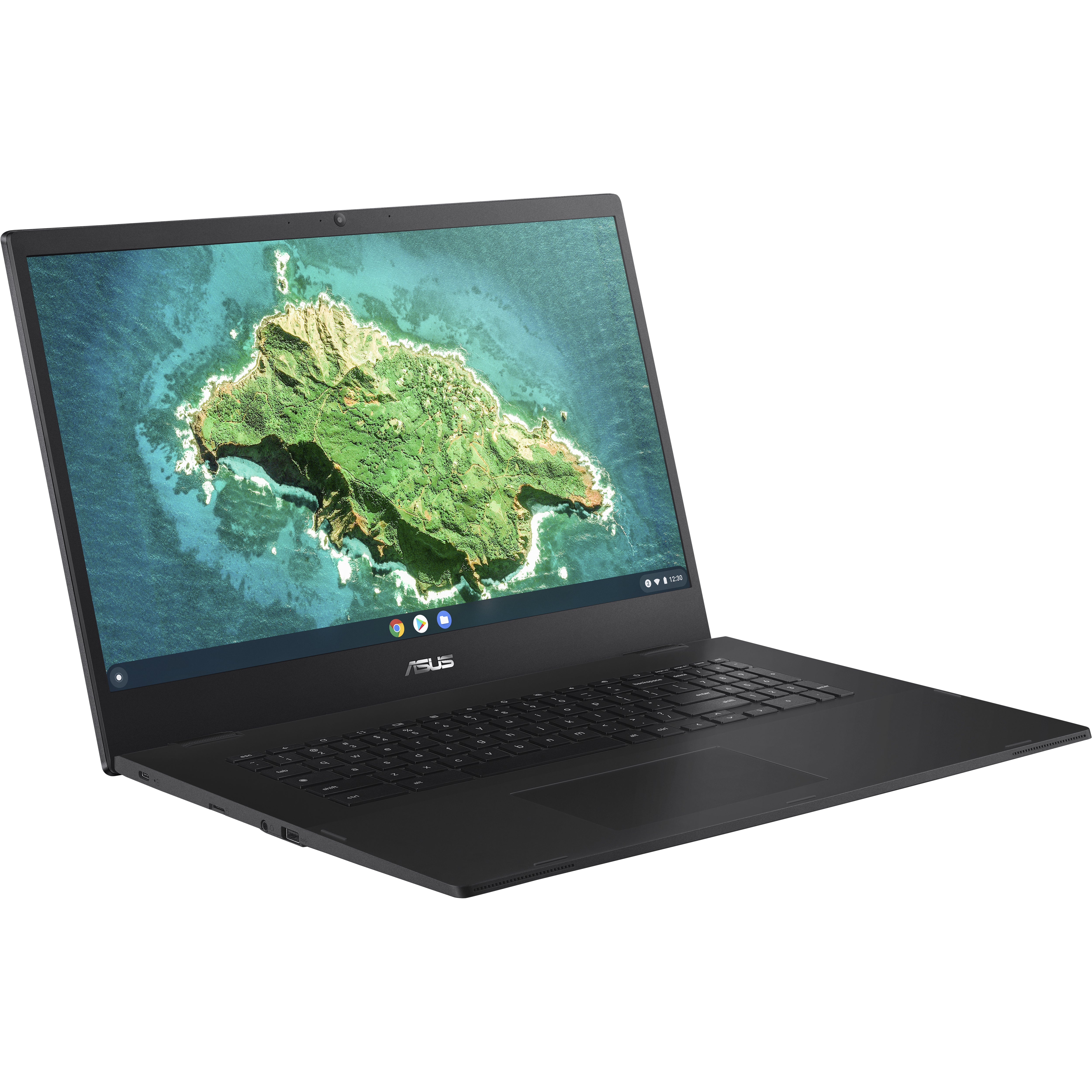 Asus CX1700cka 17.3" FHD Chromebook, Intel Celeron N4500, 1.10GHz, 4GB RAM, 128GB eMMC, ChromeOS - 700512041743-R (Refurbished)