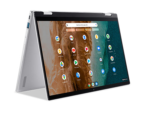ACER Chromebook Spin 514 CP514-2H-39R7 14" FHD Notebook, Intel i3-1110G4, 2.50GHz, 8GB RAM, 128GB SSD, ChromeOS - NX.AHBAA.009