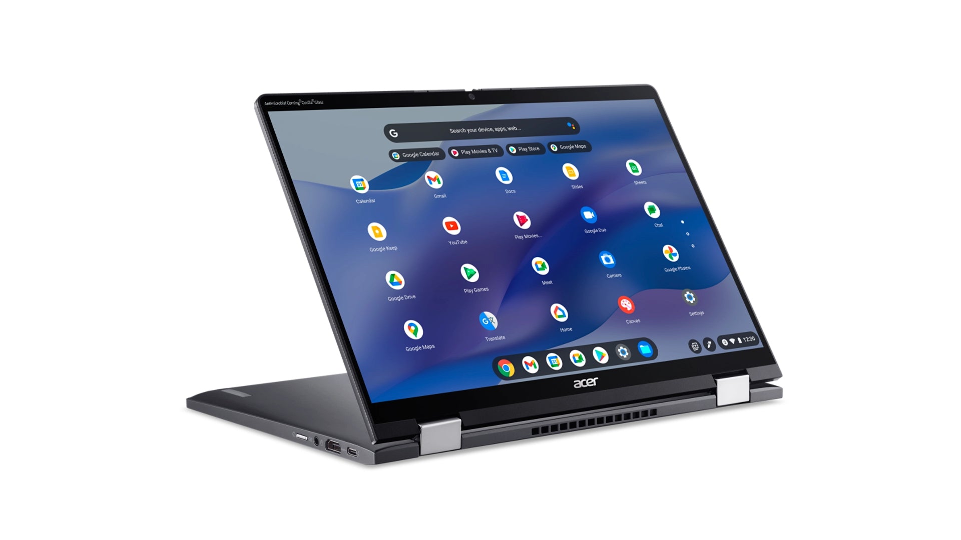 Acer Spin 714 CP714-1WN-763T 14" Convertible Chromebook, Intel i7-1260P, 8GB RAM, 256GB SSD, ChromeOS - NX.K3VAA.002