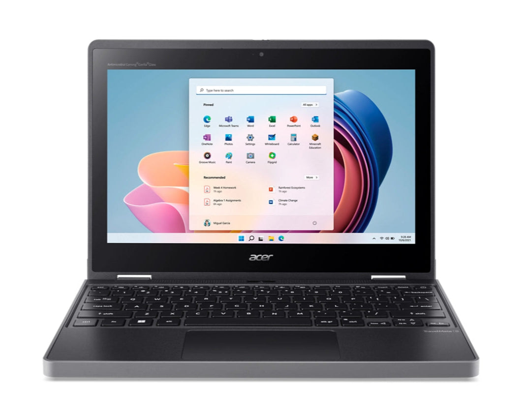 ACER TravelMate Spin B3 TMB311RN-33-C62J 11.6" WXGA Convertible Notebook, Intel N100, 0.8GHz, 8GB RAM, 128GB Flash, W11PE - NX.VZ3AA.001