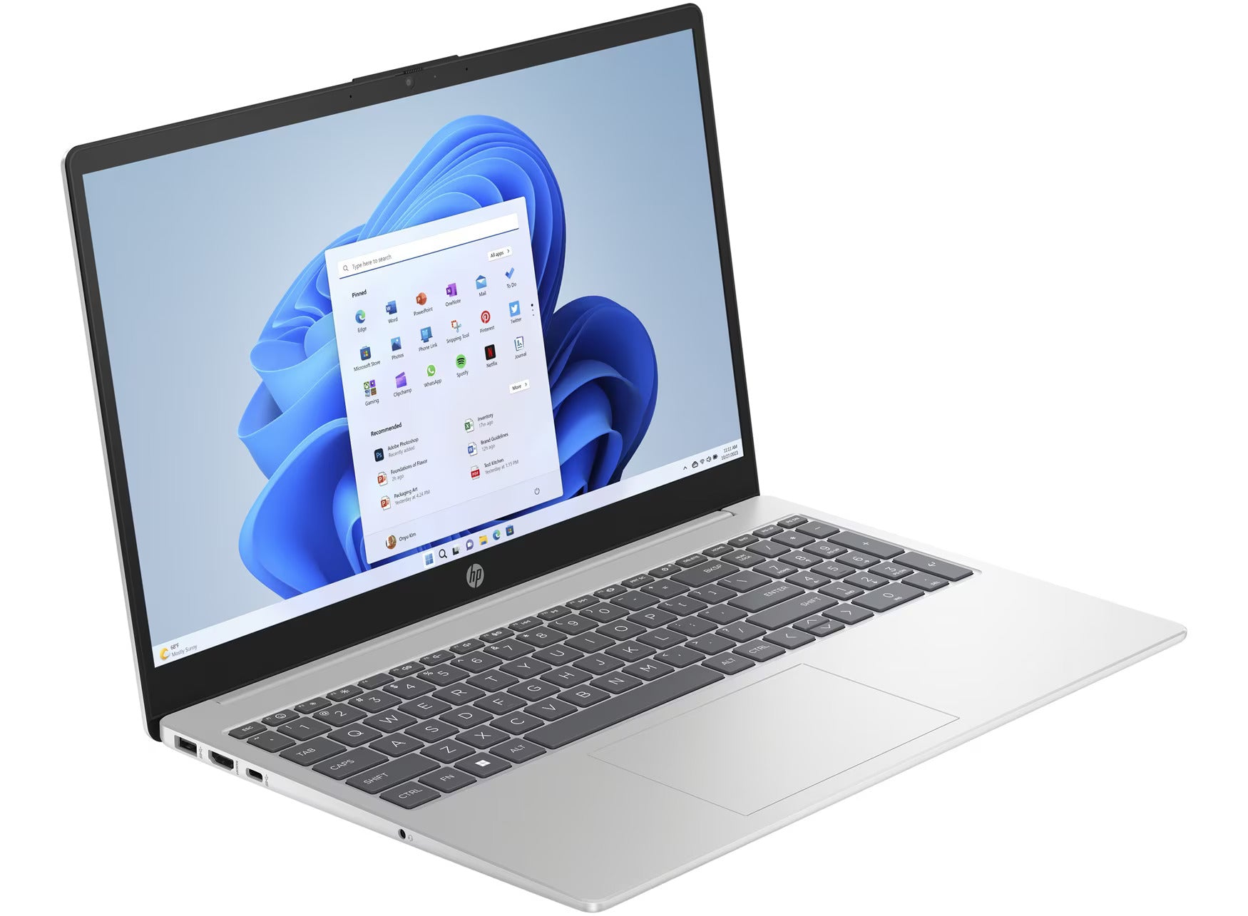 HP 15-fd0048ca 15.6" HD Notebook, Intel N100, 4GB RAM, 128GB UFS, Win11HS - 81U97UA#ABL (Refurbished)