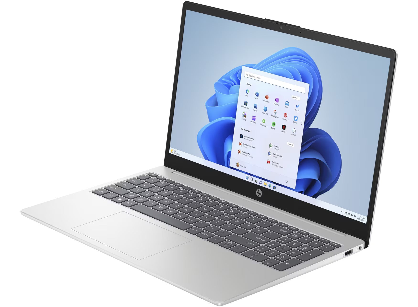 HP 15-fd0048ca 15.6" HD Notebook, Intel N100, 4GB RAM, 128GB UFS, Win11HS - 81U97UA#ABL (Refurbished)