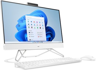 HP 24-cb0062ds 23.8" FHD All-in-One PC, Intel Pentium J5040, 2.0GHz, 8GB RAM, 256GB SSD, Win11H - 577J9AA#ABA (Refurbished)