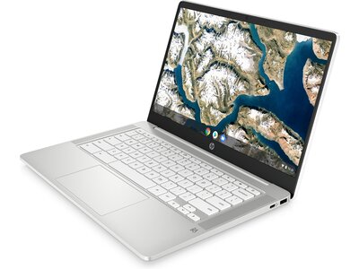 HP 14a-na0020nr 14" HD Chromebook, Intel Celeron N4000, 1.10GHz, 4GB RAM, 32GB eMMC, Chrome OS - 9PG29UA#ABA