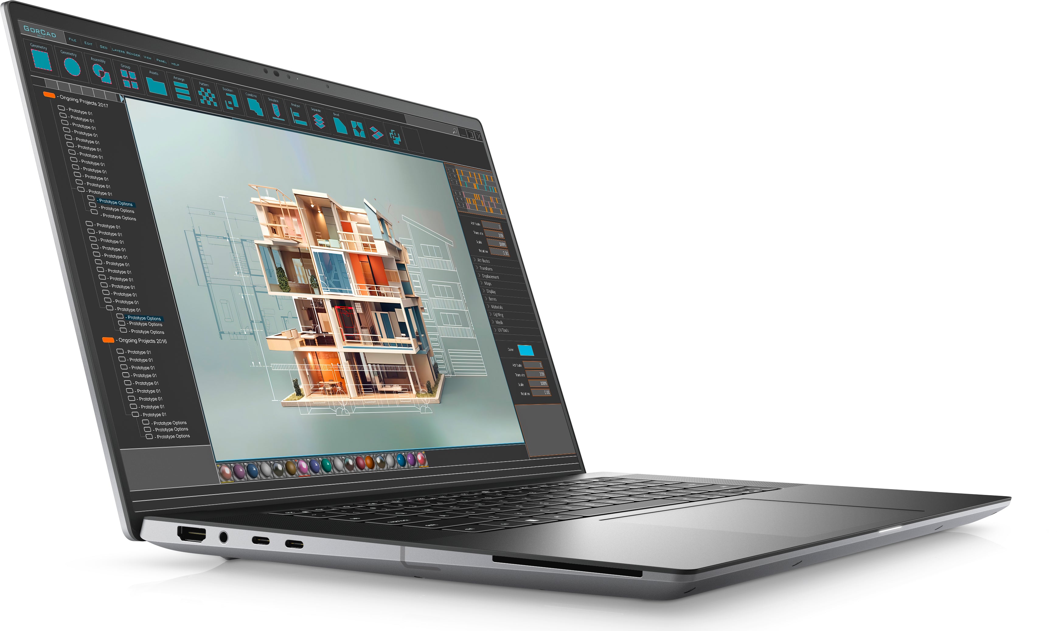 Dell Precision 5690 16" FHD+ Mobile Workstation, Intel Ultra 7 155H, 1.40GHz, 32GB RAM, 512GB SSD, Win11P - 58JKH