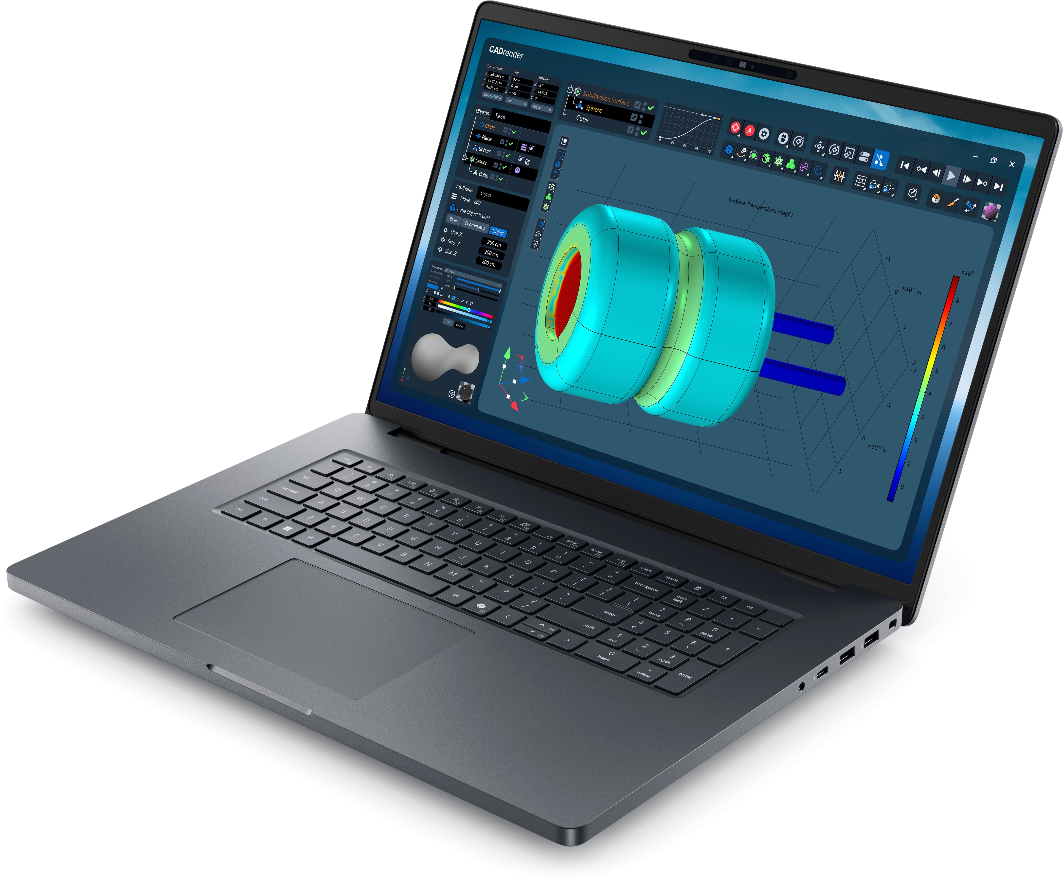 Dell Pro Max 18 Plus MB18250 18" QHD+ Laptop, Intel Ultra 7 265HX, NVIDIA RTX PRO 2000, 32GB RAM, 512GB SSD, Win11P - MB18250-265HX