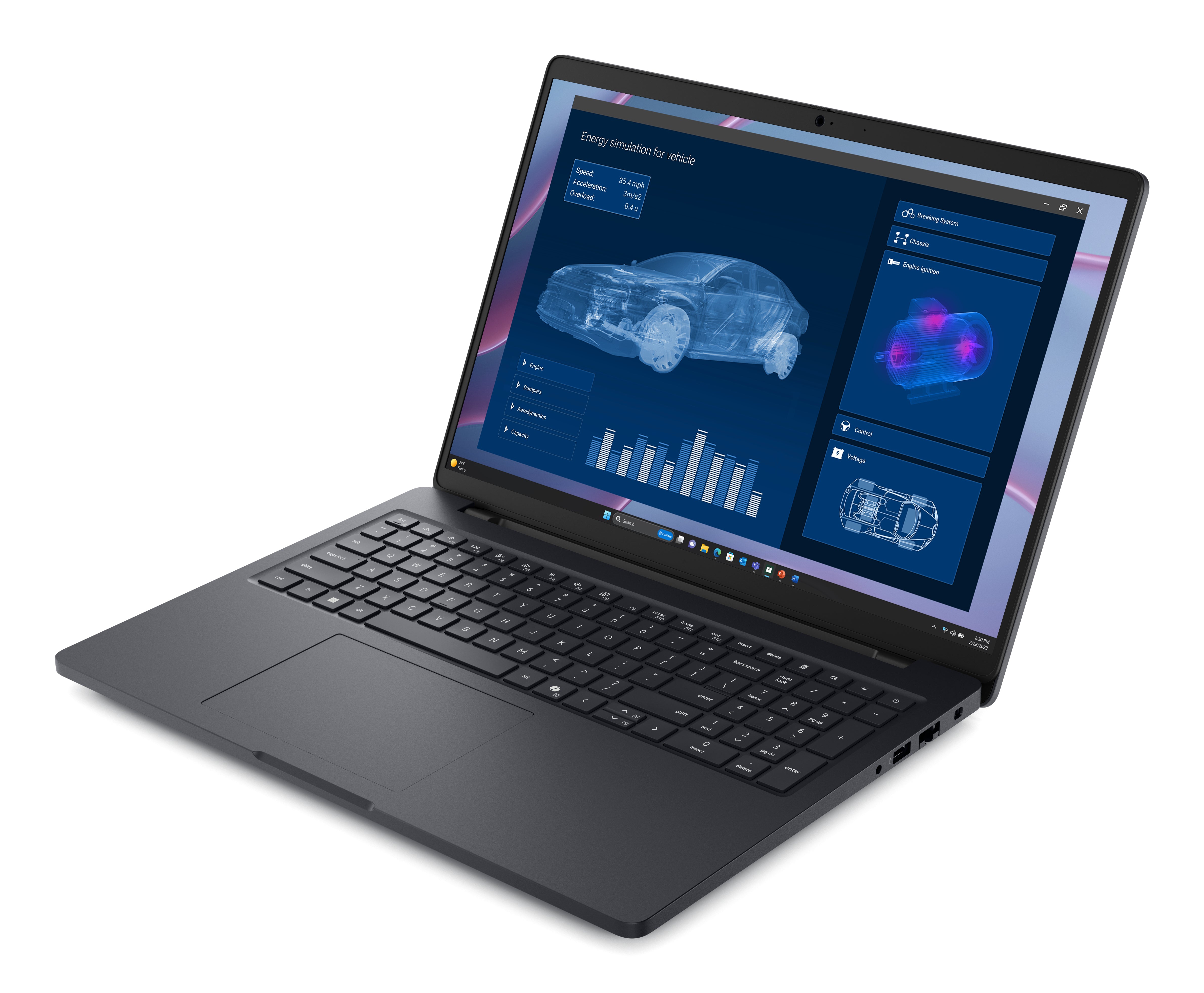 Dell Pro 16 Max MC16255 16" FHD+ Notebook, AMD Ryzen AI 5 PRO 340, 16GB RAM, 256GB SSD, Win11P - MC16255-340