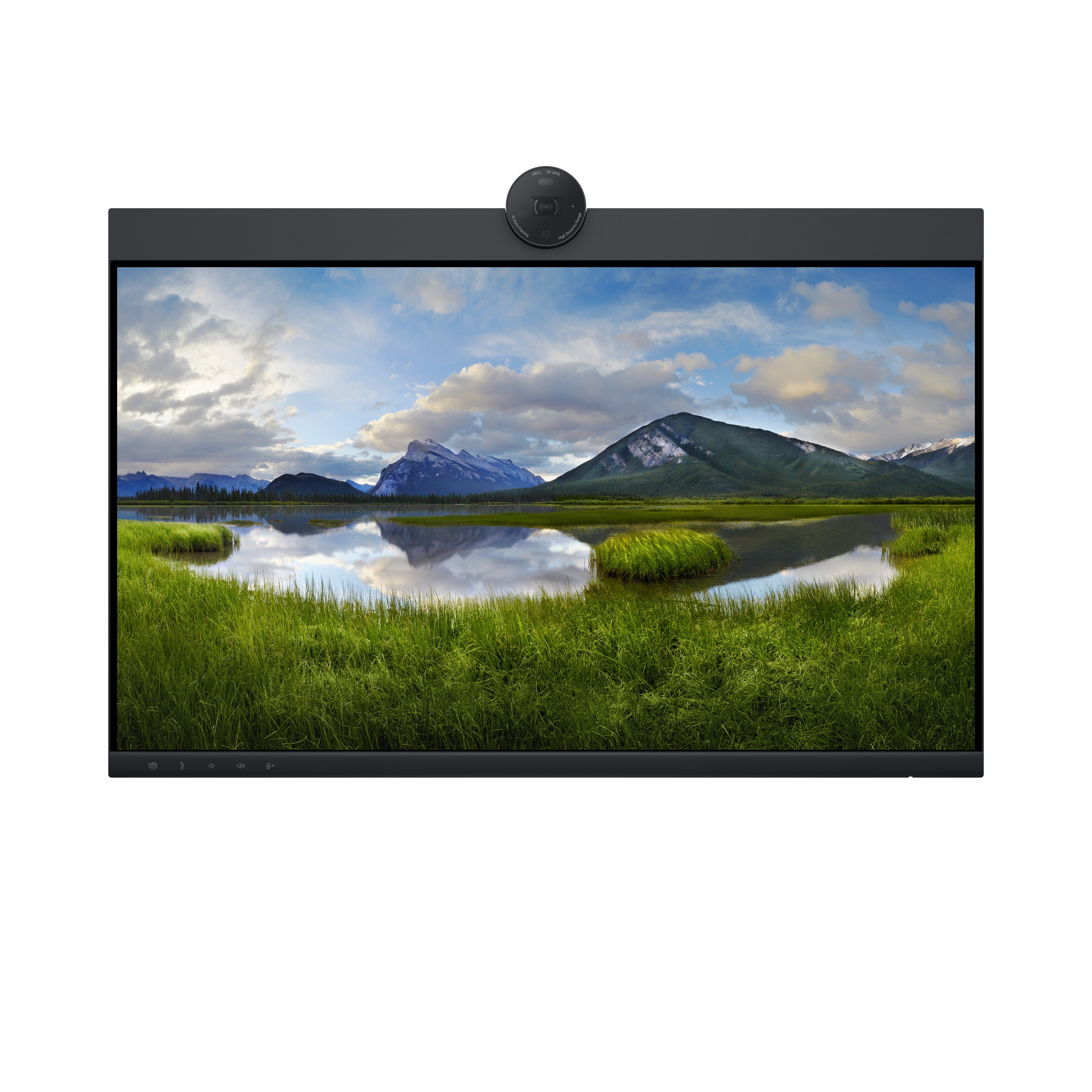 Dell 23.8" FHD Video Conferencing Monitor, 16:9, 5MS, 1000:1-Contrast - DELL-P2424HEB