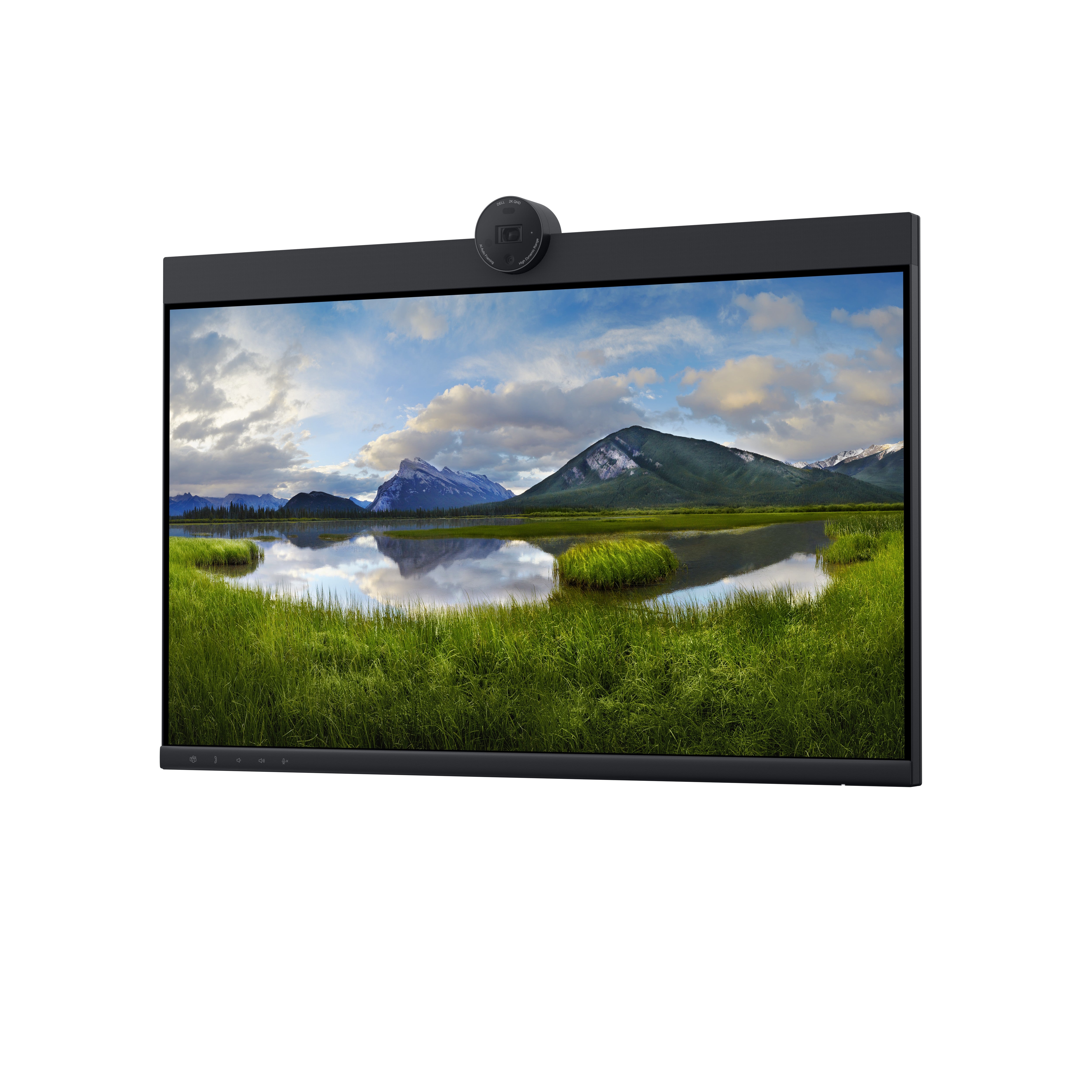 Dell 23.8" FHD Video Conferencing Monitor, 16:9, 5MS, 1000:1-Contrast - DELL-P2424HEB