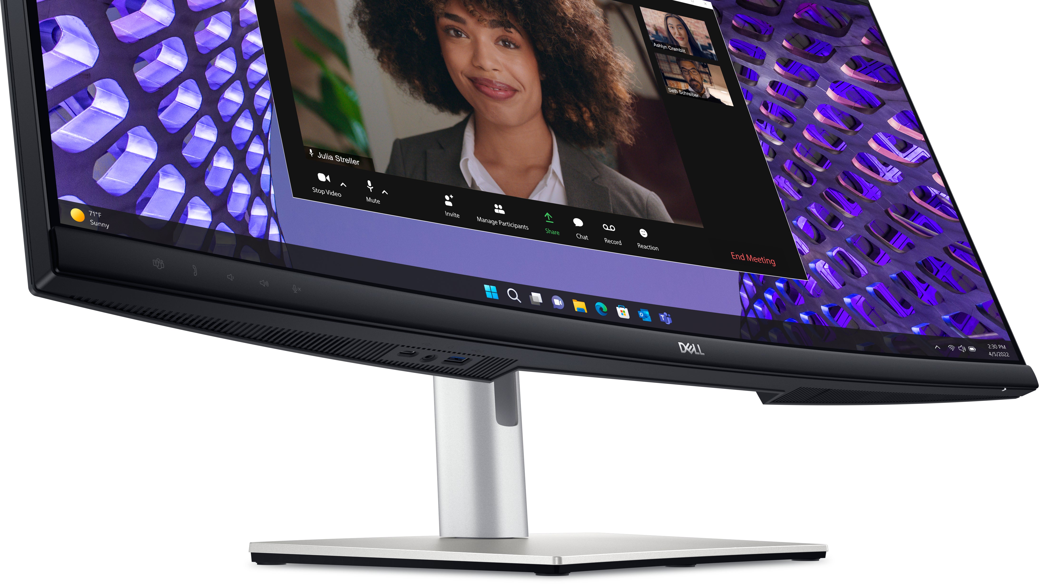 Dell 34" WQHD Curved Video Conferencing Monitor, 21:09, 5MS, 1000:1-Contrast - DELL-P3424WEB (Refurbished)