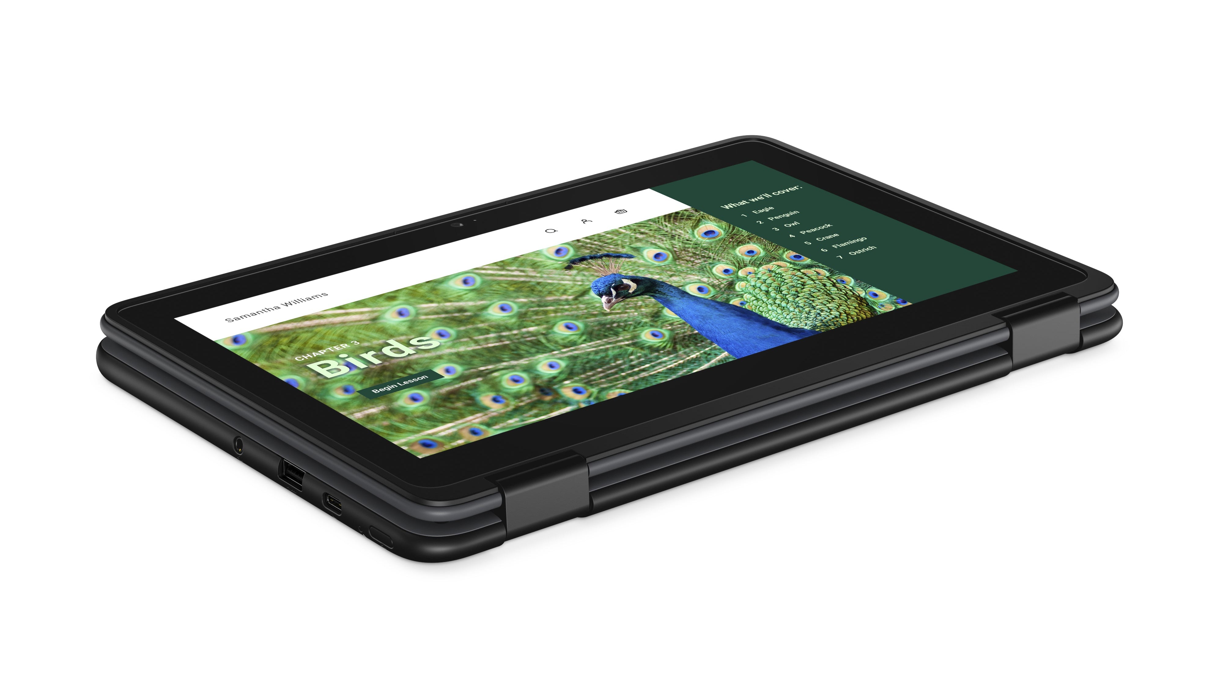 Dell 3120 11.6" HD Convertible Chromebook, Intel N100, 0.8GHz, 4GB RAM, 64GB eMMC, ChromeOS - J78DN