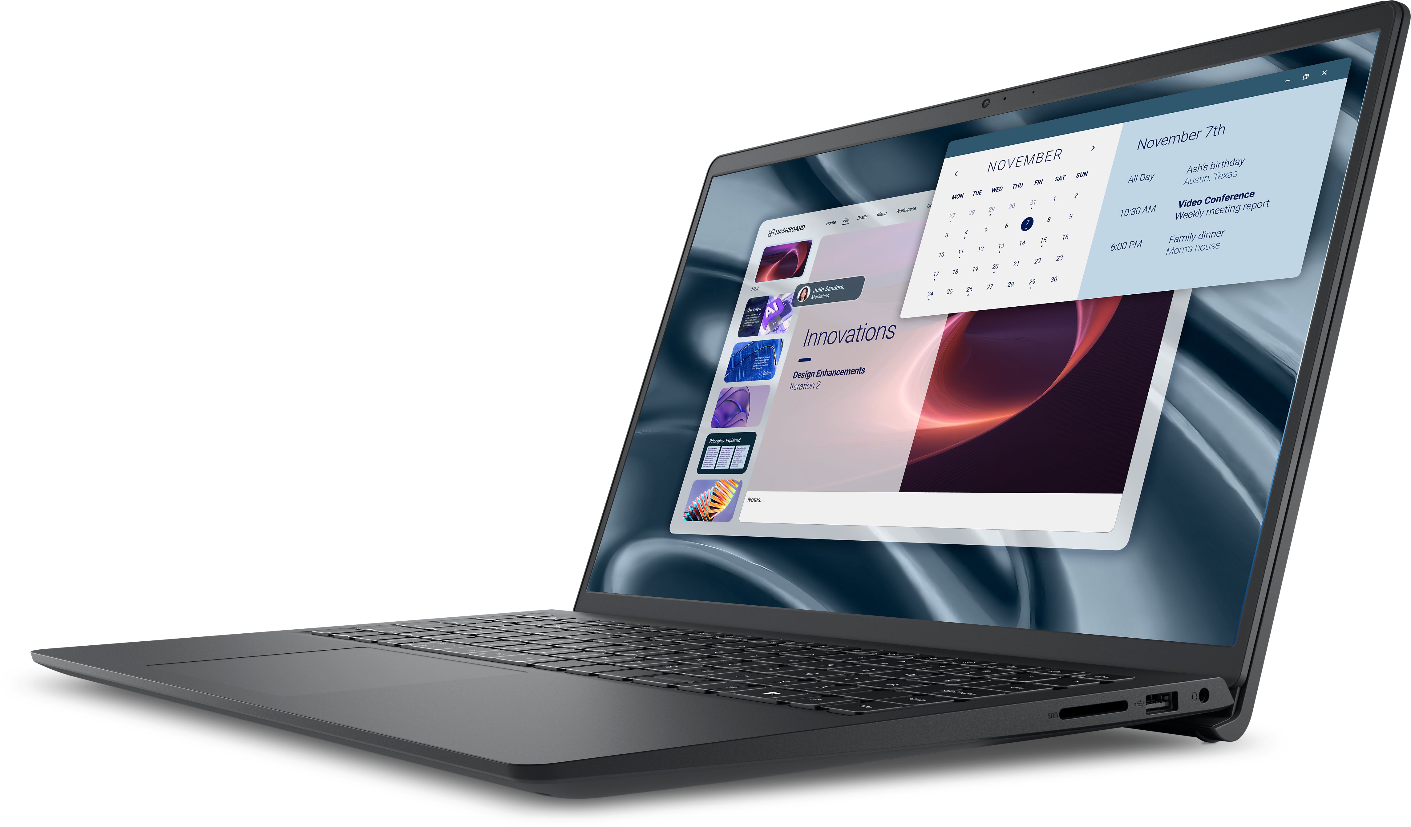 Dell Pro 15 Essential PV15255 15.6" FHD Notebook, AMD R5-7520U, 8GB RAM, 512GB SSD, Win11P - C6VK7