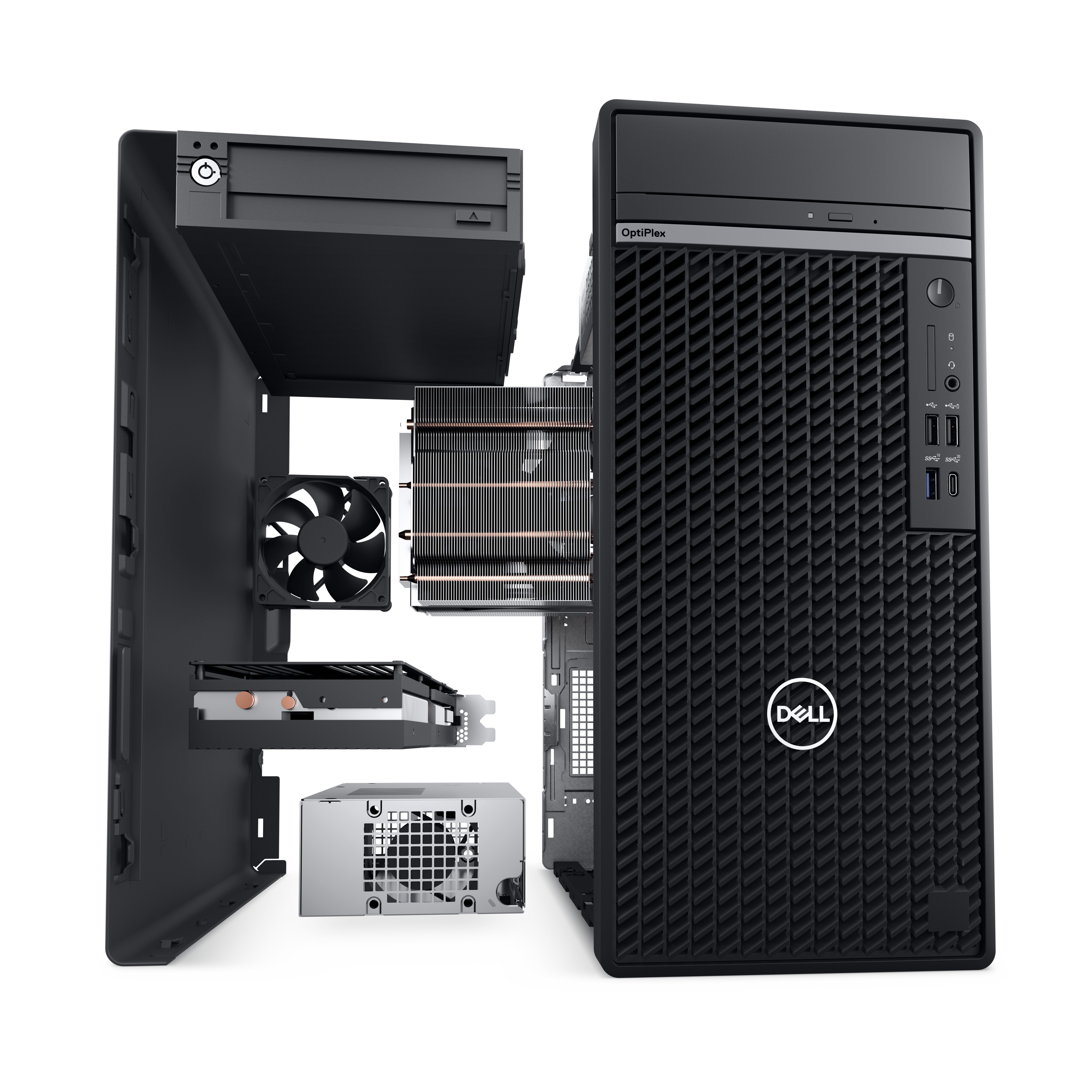 Dell OptiPlex 7010 Tower Plus Desktop, Intel i7-13700, 2.10GHz, 16GB RAM, 256GB SSD, Win11P - HCF16