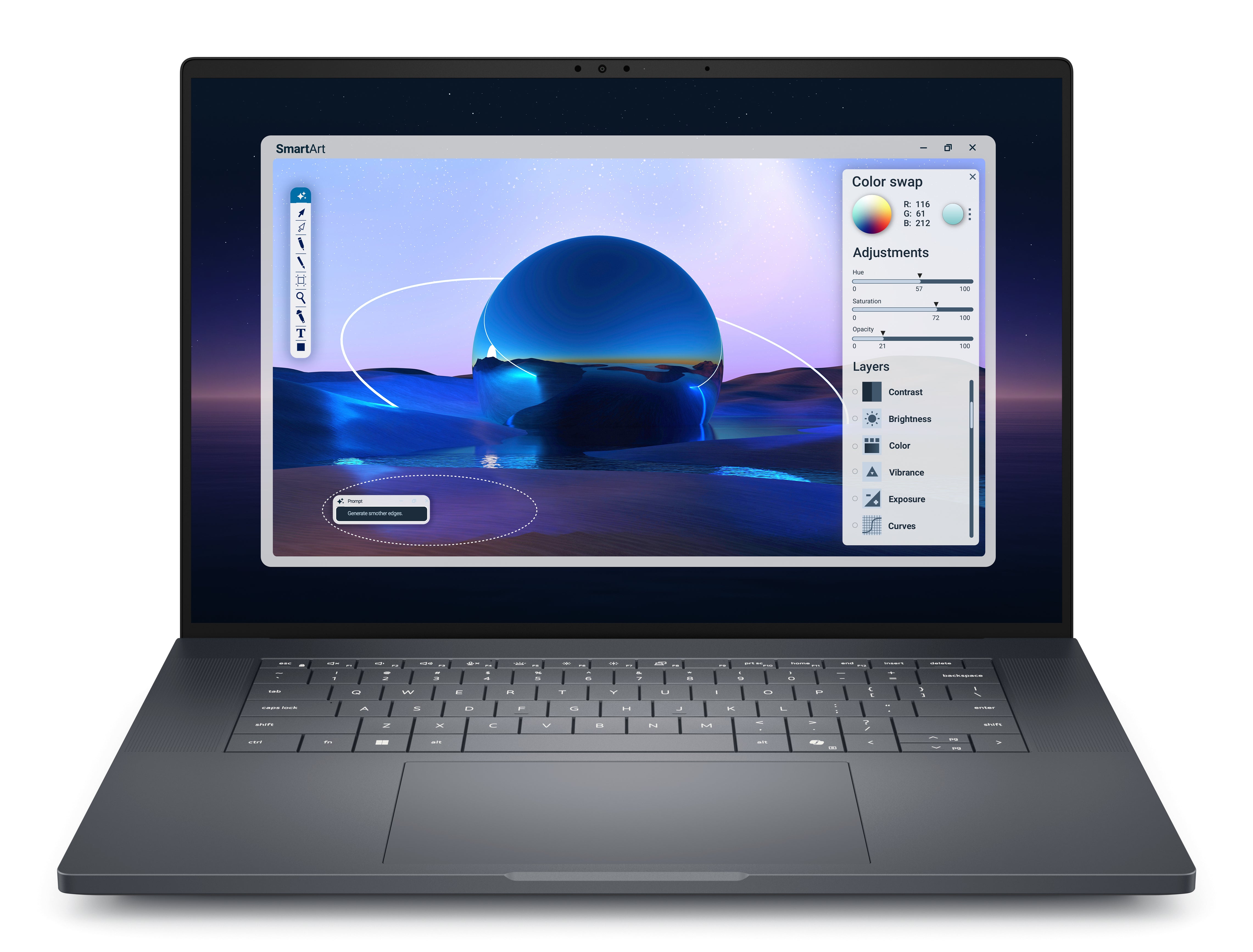Dell Pro Max 16 Premium MA16250 16" FHD+ Laptop, Intel Ultra 7 265H, NVIDIA RTX 1000, 32GB RAM, 512GB SSD, Win11P - MA16250-R (Certified Refurbished)