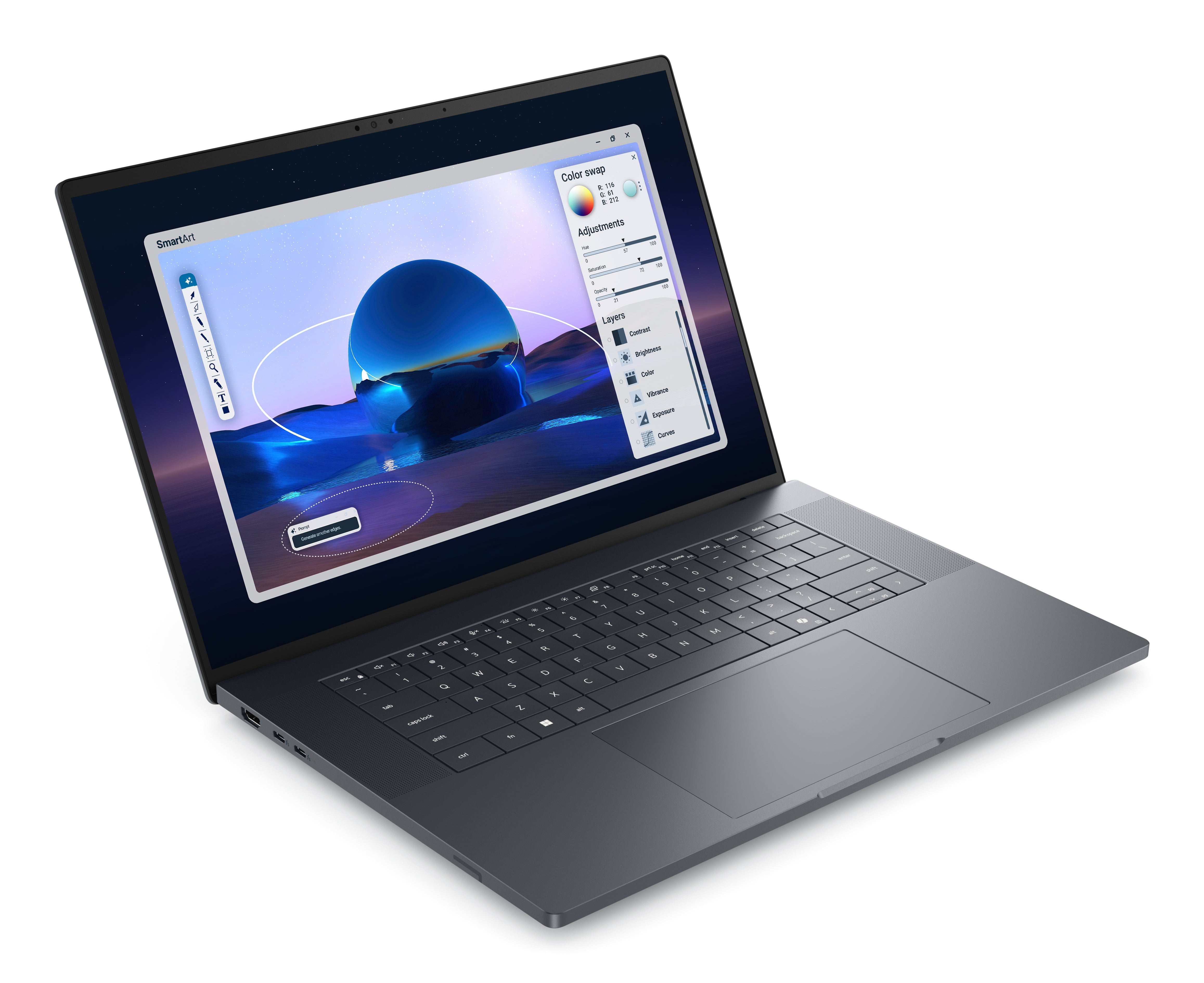 Dell Pro Max 16 Premium MA16250 16" FHD+ Laptop, Intel Ultra 7 265H, NVIDIA RTX 1000, 32GB RAM, 512GB SSD, Win11P - MA16250-R (Certified Refurbished)