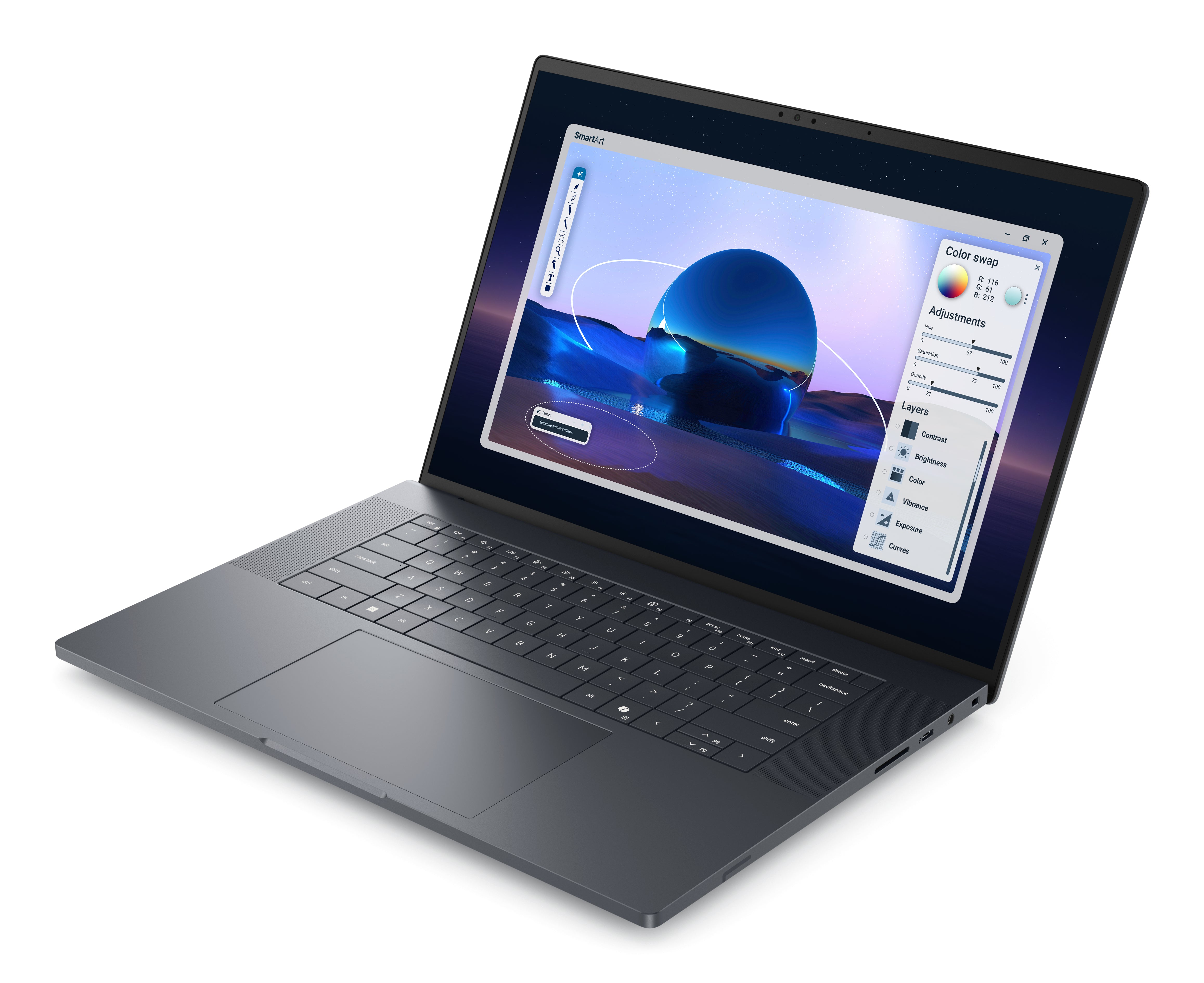 Dell Pro Max 16 Premium MA16250 16" FHD+ Laptop, Intel Ultra 7 265H, NVIDIA RTX 1000, 32GB RAM, 512GB SSD, Win11P - MA16250-R (Certified Refurbished)