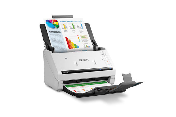 Epson DS-575W II Wireless Color Duplex Document Scanner, 35 ppm/70 ipm, USB - B11B263202-N (Certified Refurbished)