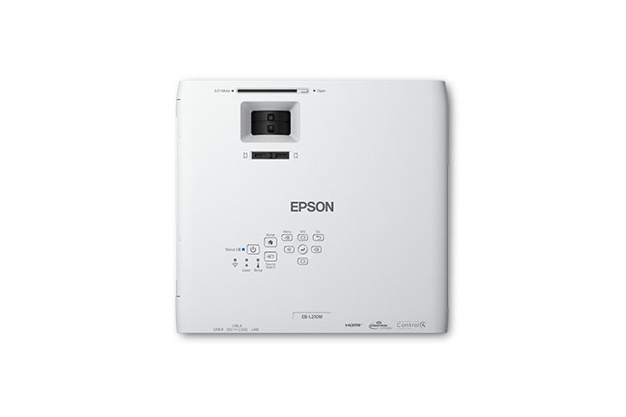 Epson PowerLite L210W WXGA 3LCD Lamp-Free Laser Projector, 4500 Lumens, 2,500,000:1-Contrast - V11HA70020-N (Certified Refurbished)