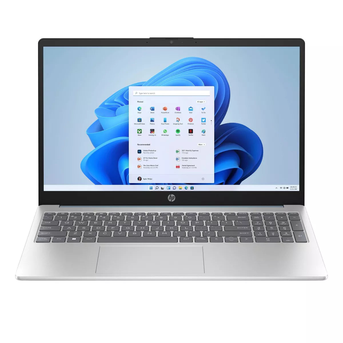 HP 15-fc0025tg 15.6" HD Notebook, AMD Athlon Gold 7220U, 2.40GHz, 8GB RAM, 256GB SSD, Win11H - 7Q319UA#ABA (Certified Refurbished)