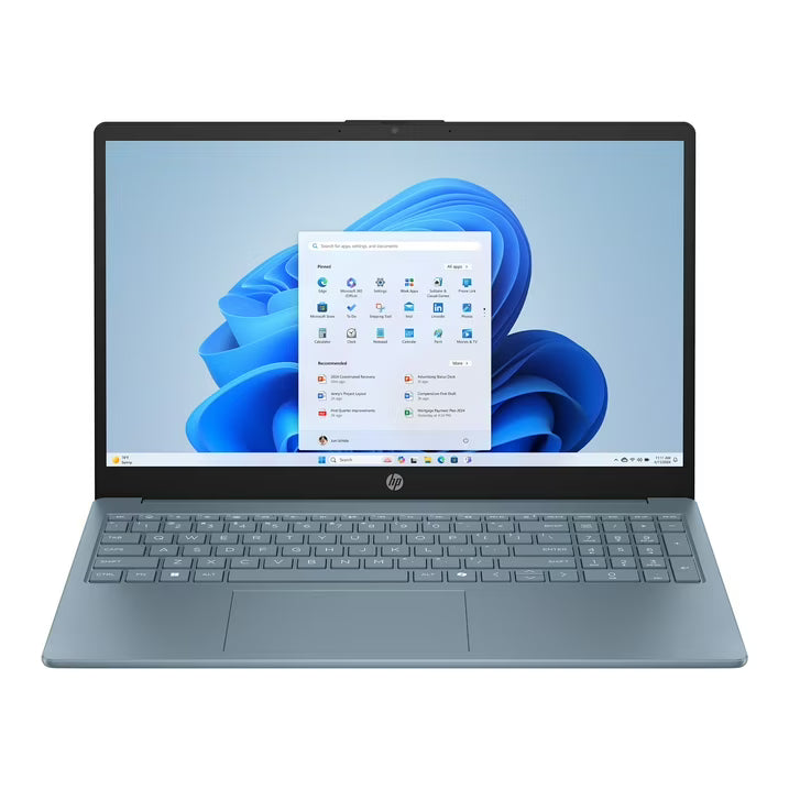 HP 15-fd0082wm 15.6" HD Notebook, Intel N200, 3.70GHz, 4GB RAM, 128GB UFS, Win11HS - B4UZ0UA#ABA (Certified Refurbished)