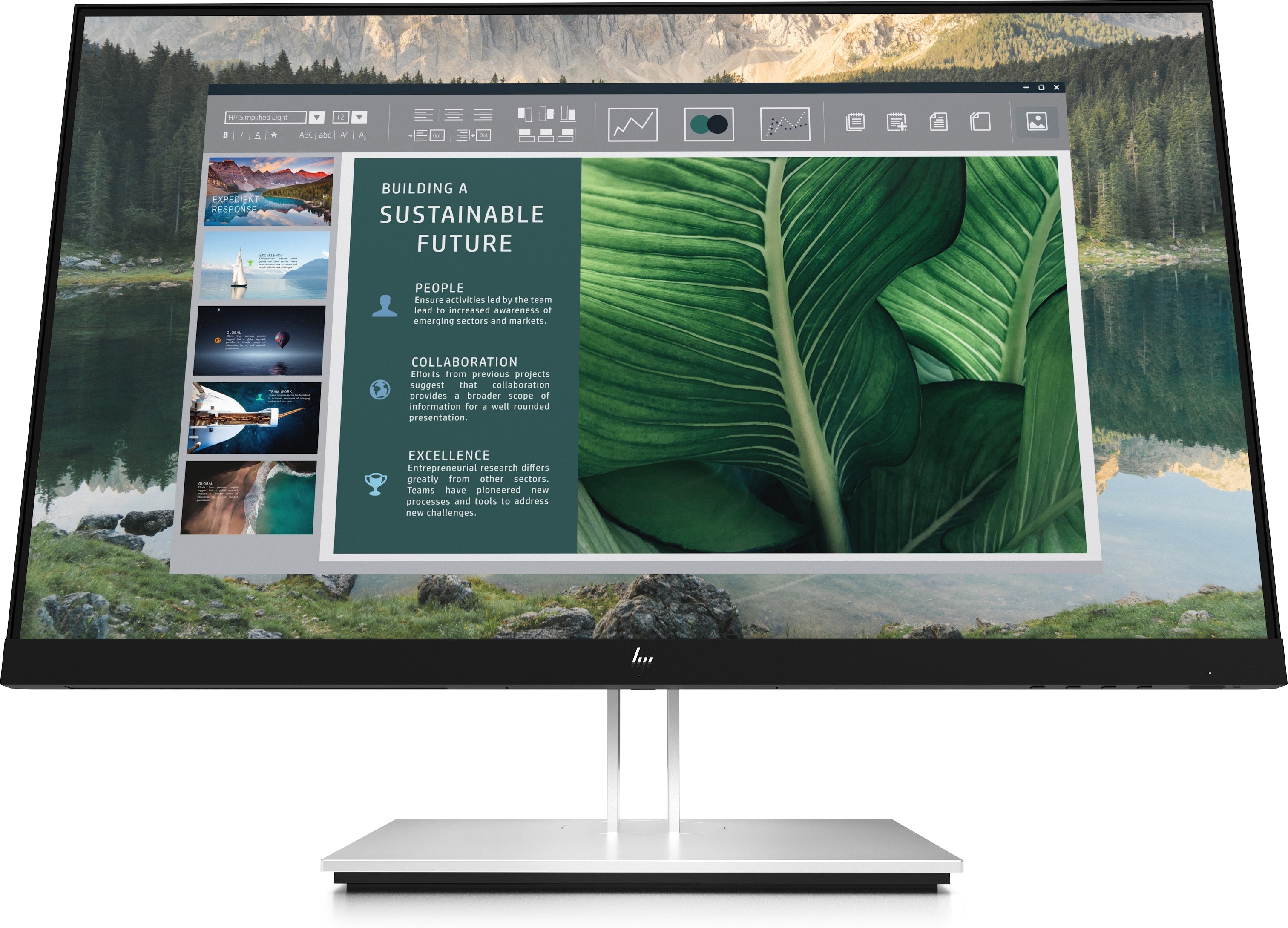 HP E24u G4 23.8" FHD USB-C Monitor, 16:9, 5ms, 1000:1-Contrast - 189T0AA#ABA