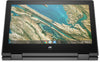 HP x360 11 G3 EE 11.6" HD Convertible Chromebook, Intel Celeron N4020, 1.10GHz, 4GB RAM, 32GB eMMC, ChromeOS - 1A767UT#ABA