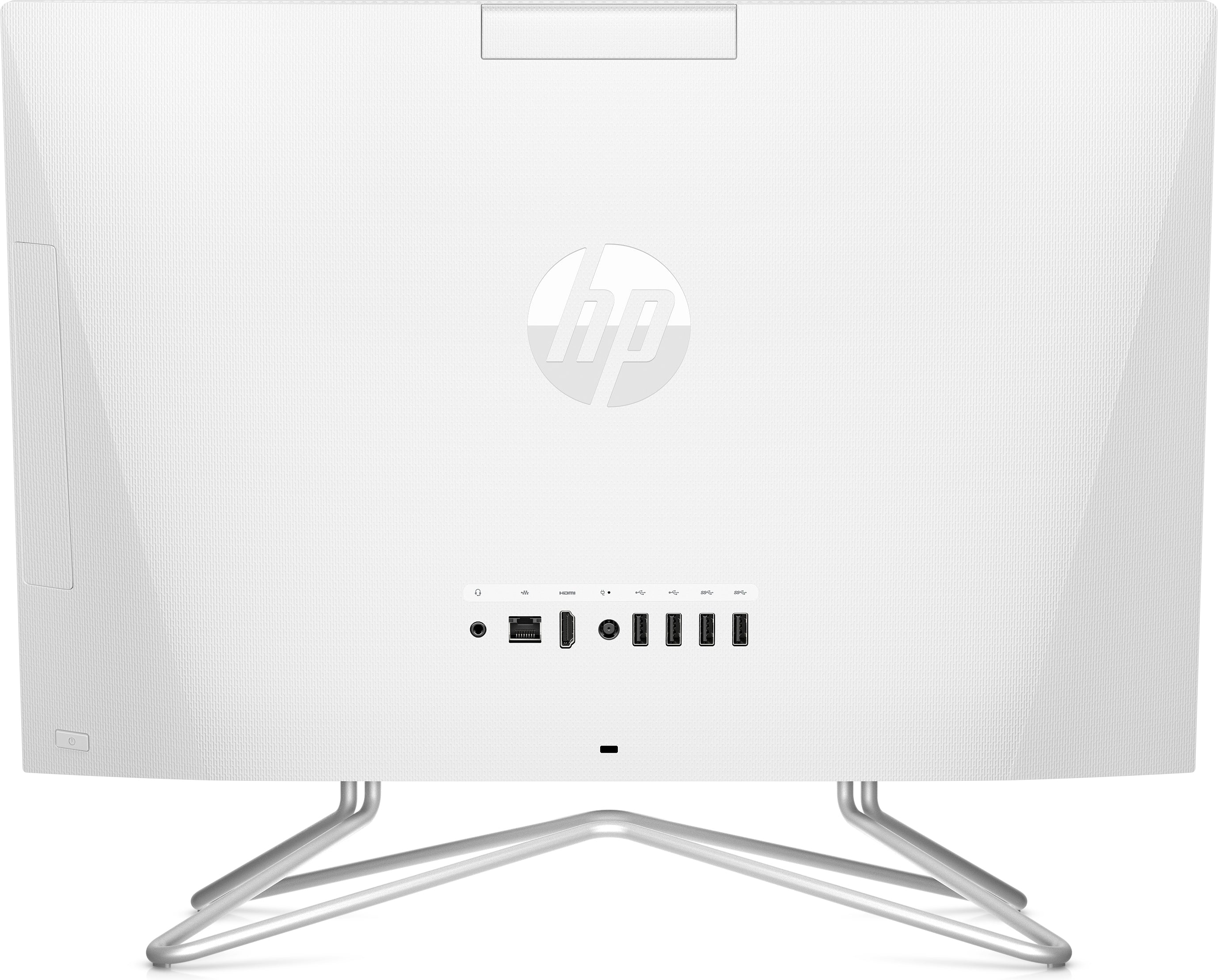 HP 22-dd0123w 21.5" FHD All-in-One PC, Intel Pentium Silver J5040, 2.0GHz, 4GB RAM, 128GB SSD, W11H - 1K0K4AA#ABA (Certified Refurbished)