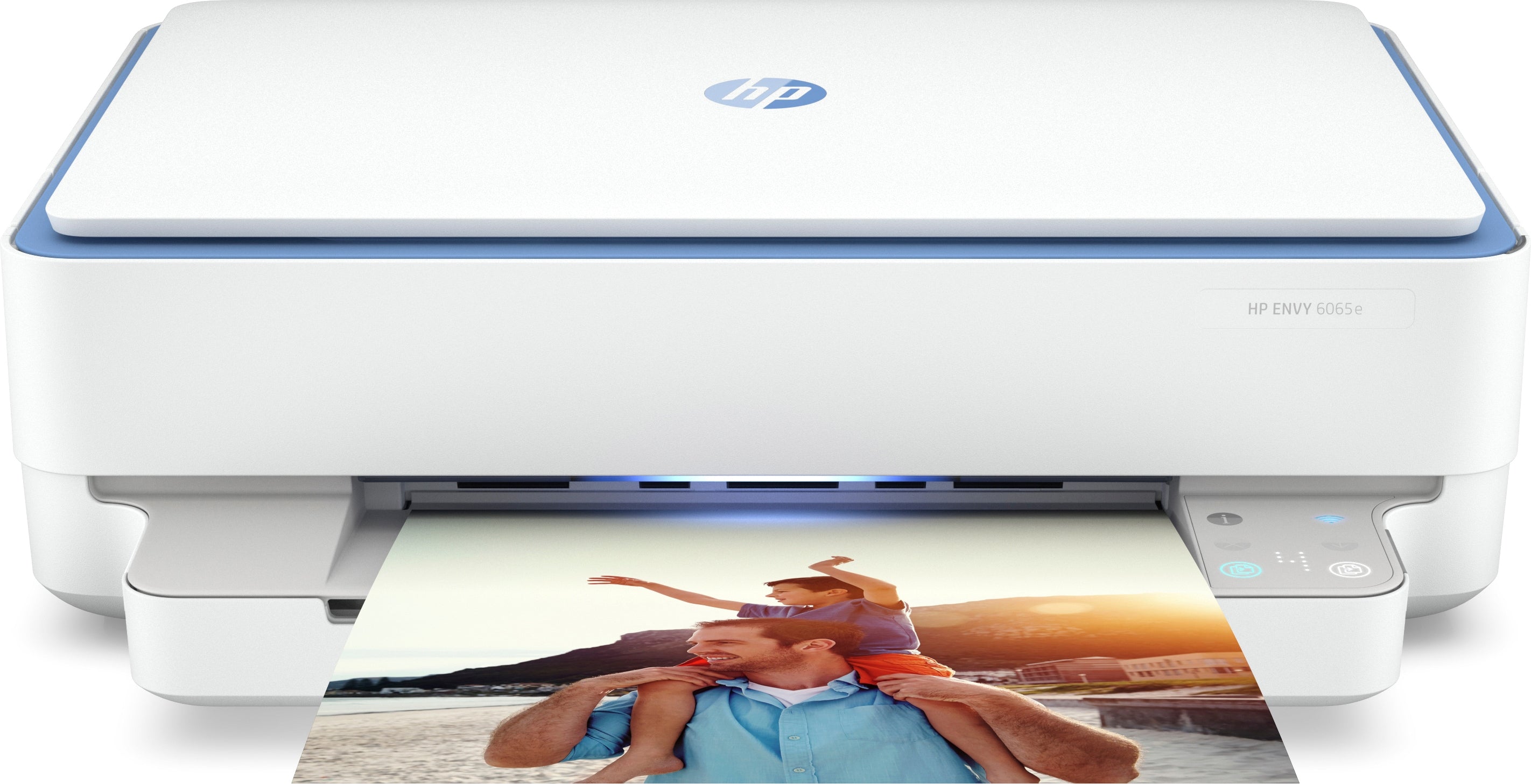 HP ENVY 6065e All-in-One Color Inkjet Printer, Print/Copy/Scan, 10/7 ppm, USB, WiFi - 223N5A#B1H (Certified Refurbished)