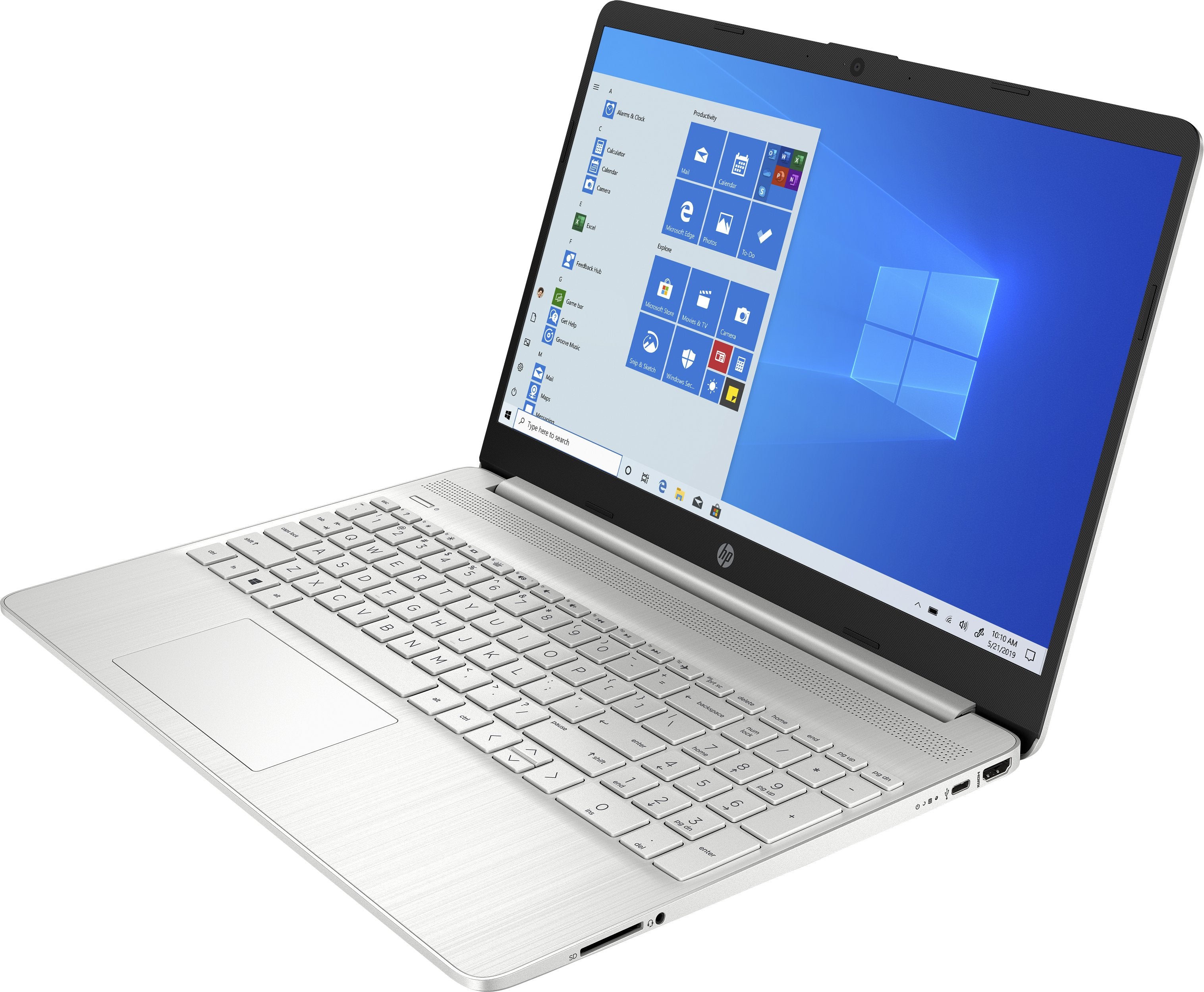 HP 15-dy5059nr 15.6" HD Laptop, Intel i5-1235U, 3.30GHz, 8GB RAM, 256GB SSD, Win11H - 8R869UA#ABA