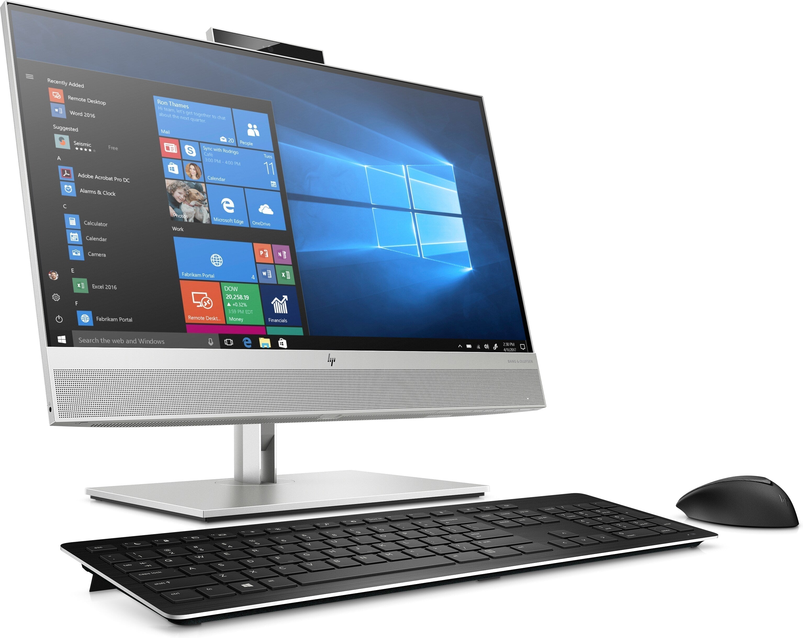 HP EliteOne 800 G6 23.8" FHD All-in-One PC, Intel i7-10700, 2.90GHz, 16GB RAM, 256GB SSD, Win11P - 683H7UT#ABA