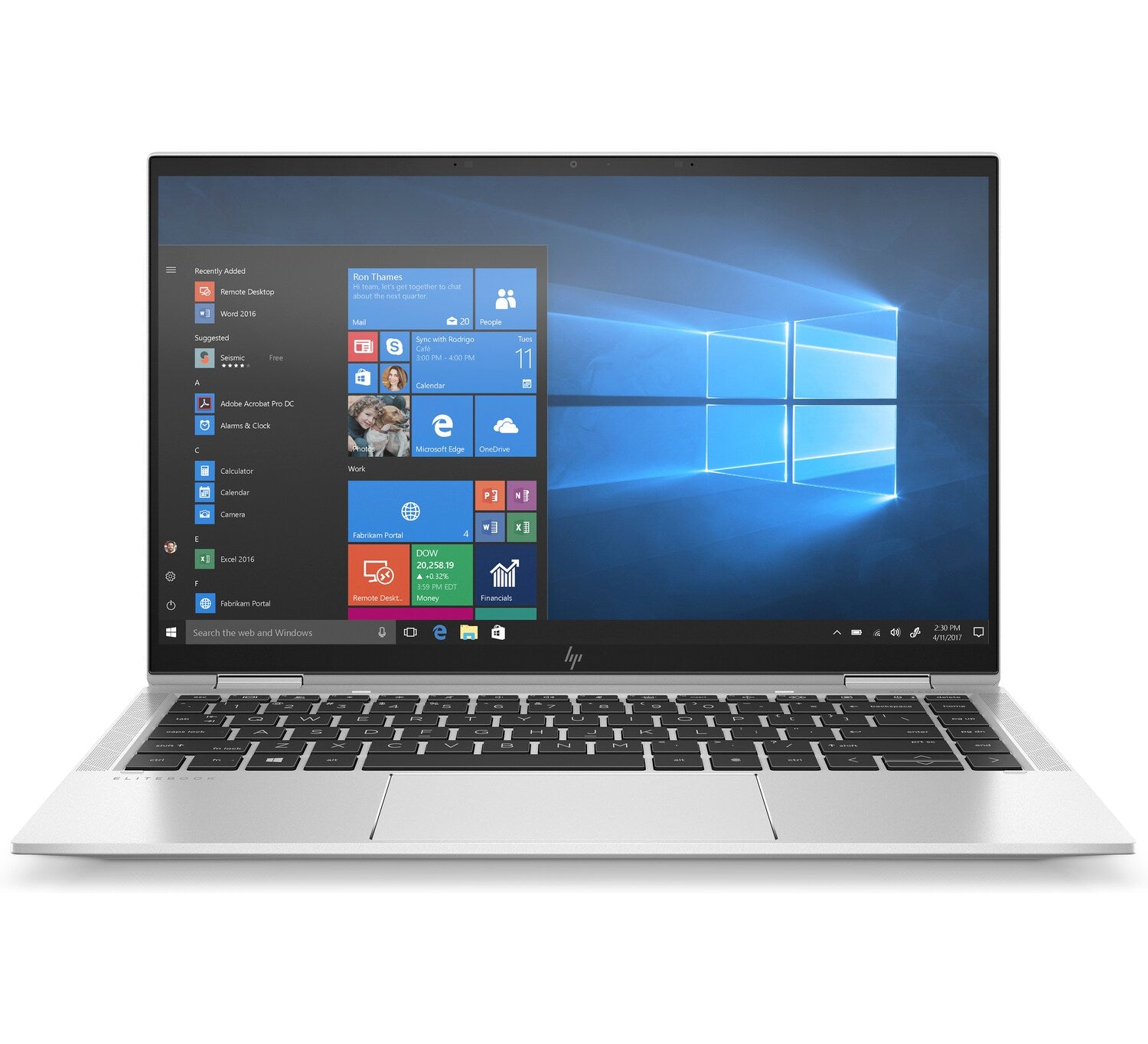 HP EliteBook x360 1040 G7 14" FHD Convertible Notebook, Intel i7-10810U, 1.10GHz, 16GB RAM, 512GB SSD, Win11P - 619091635864-R (Refurbished)