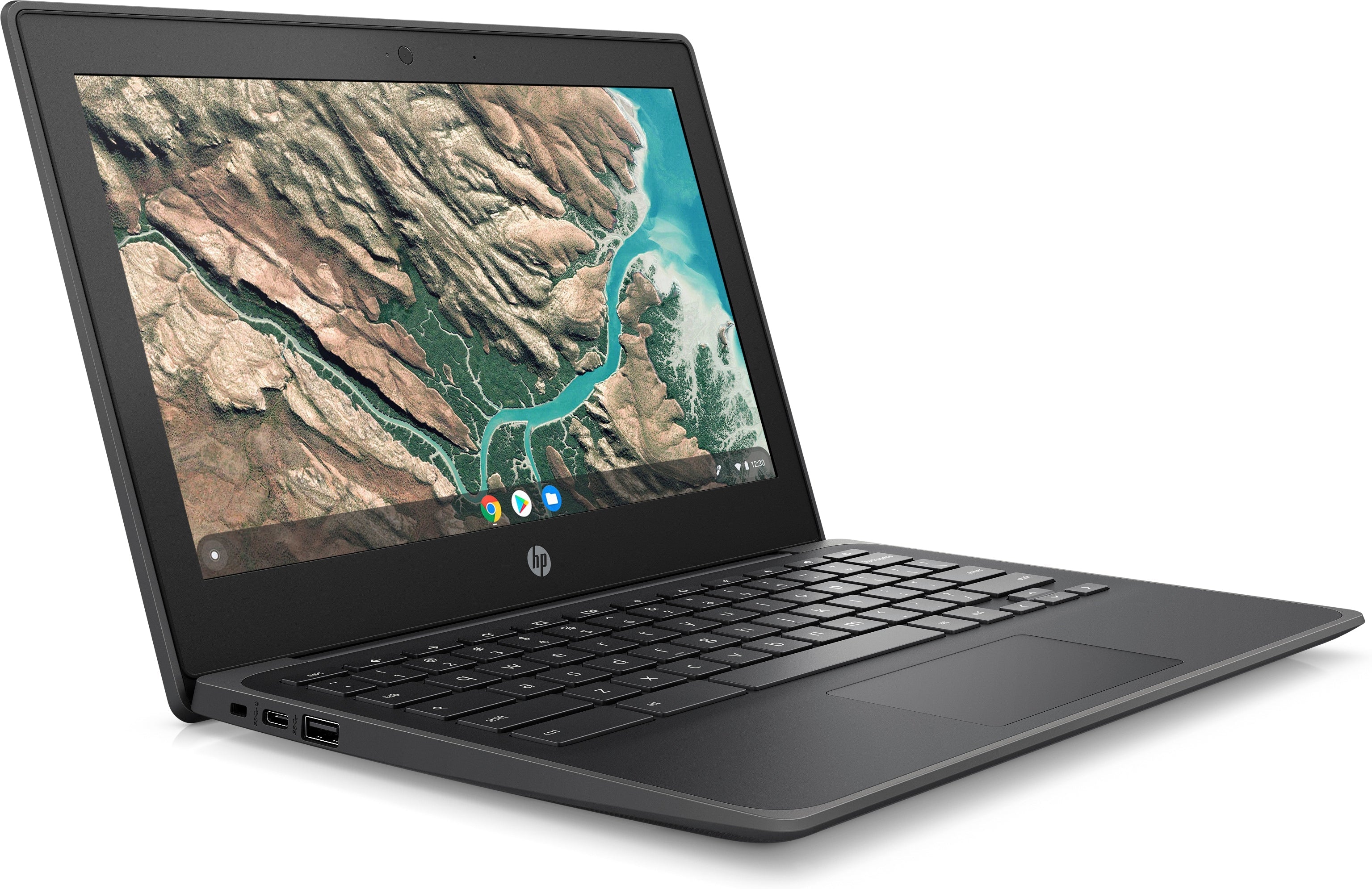 HP 11 G8 EE 11.6" HD Chromebook, Intel Celeron N4020, 1.10GHz, 4GB RAM, 32GB eMMC, ChromeOS - 1A764UT#ABA (Refurbished)