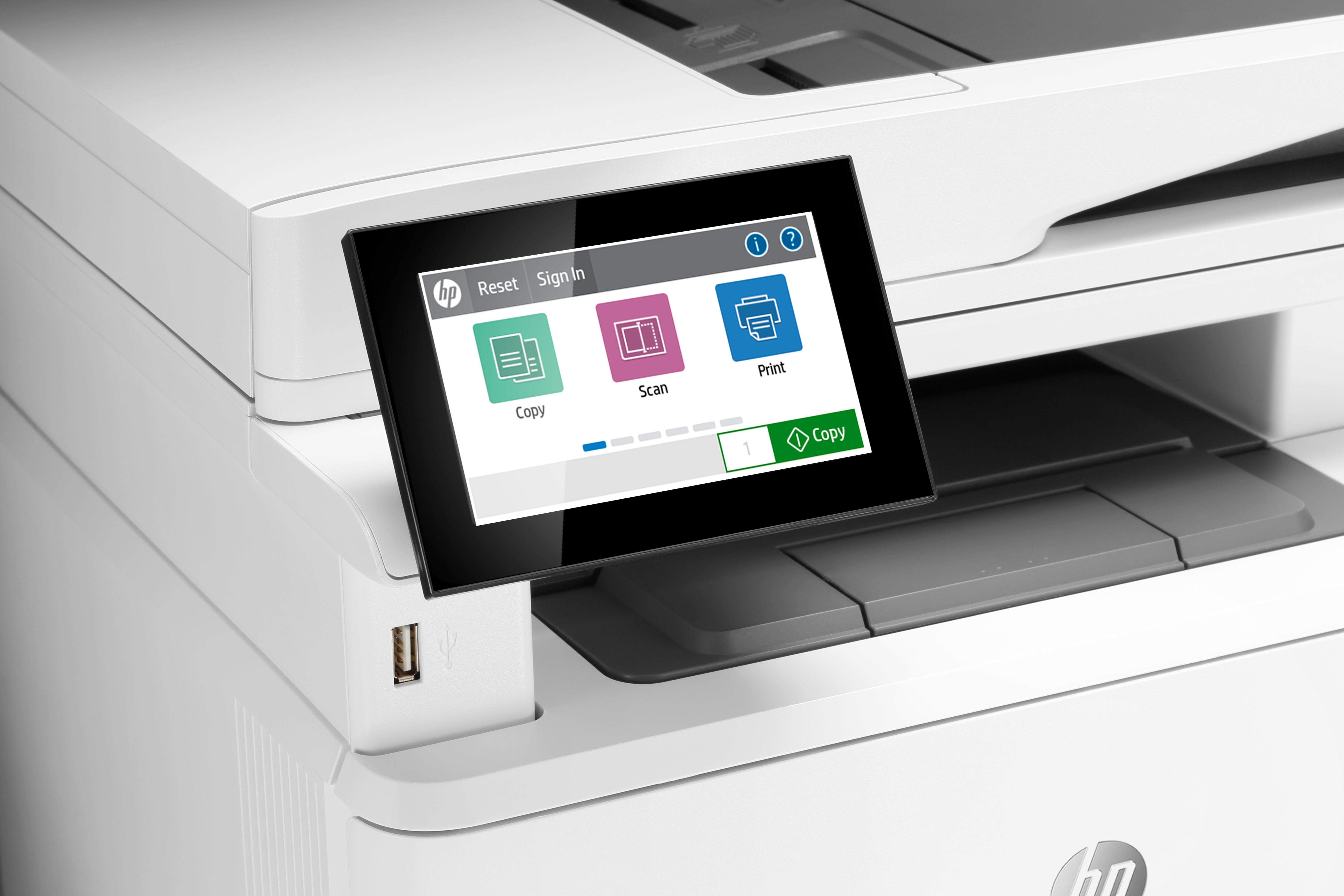 HP LaserJet Enterprise M430f Multifunction Printer, 42 ppm, Print/Copy/Scan/Fax - 3PZ55A#BGJ (Certified Refurbished)