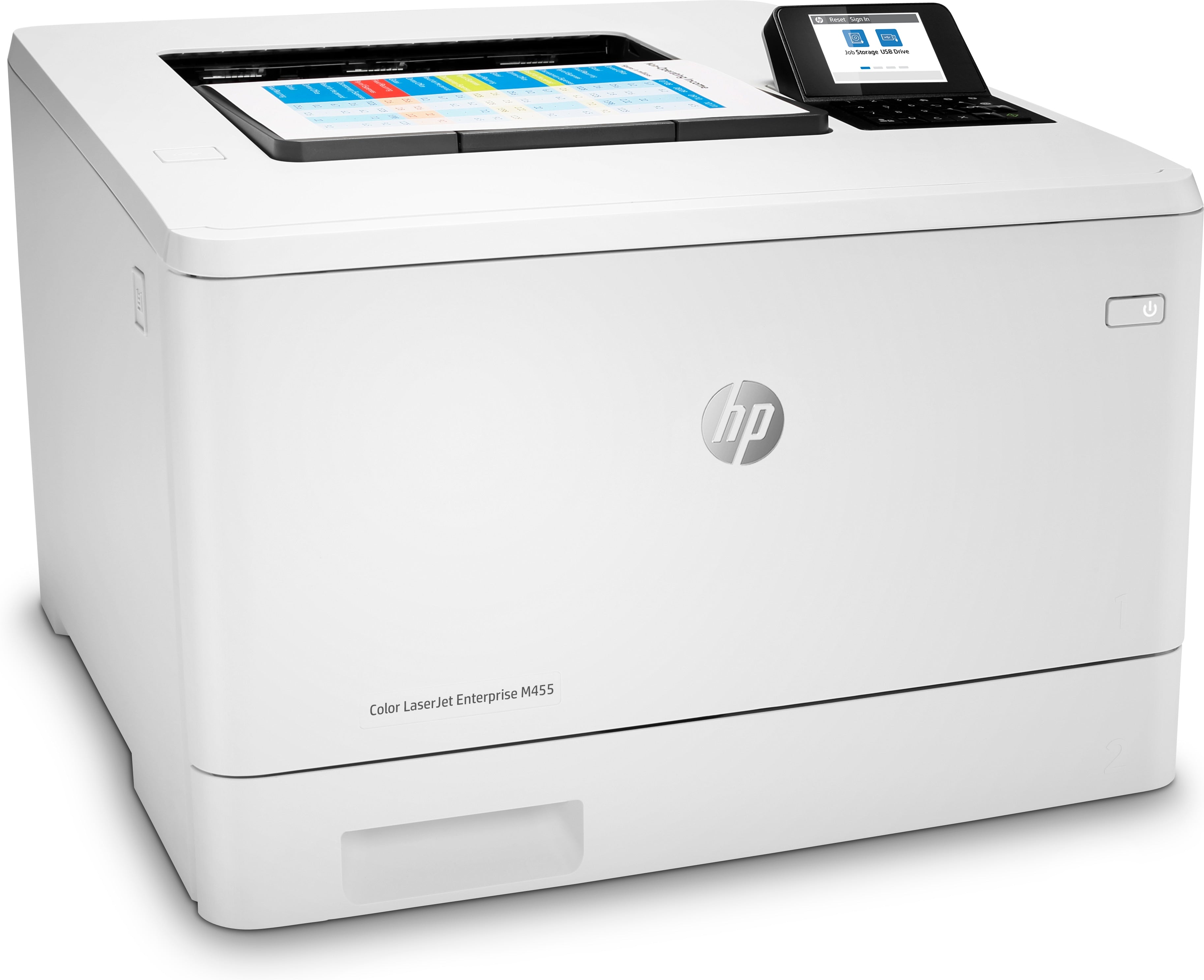 HP Color LaserJet Enterprise M455dn Printer, 29/29 ppm, 1.25GB, Ethernet, USB, Duplex - 3PZ95A#BGJ (Certified Refurbished)