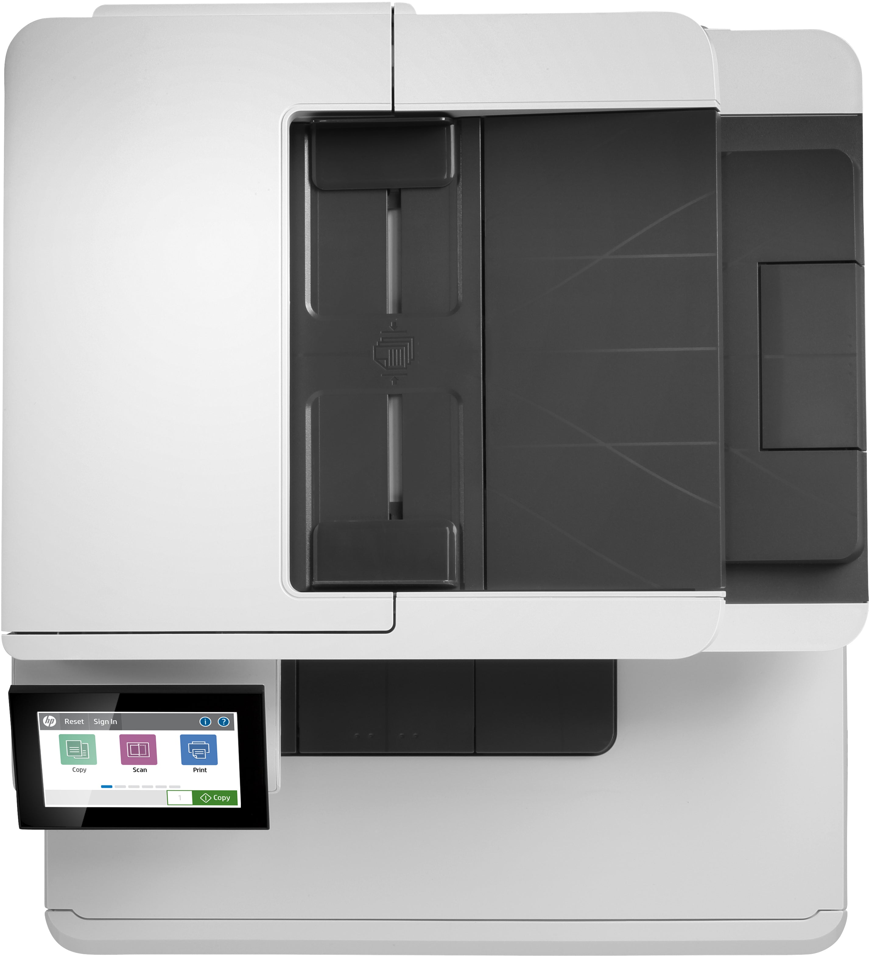 HP Color LaserJet Enterprise M480f Multifunction Printer, 29/29 ppm, Print, Copy, Scan, Fax - 3QA55A#BGJ (Certified Refurbished)