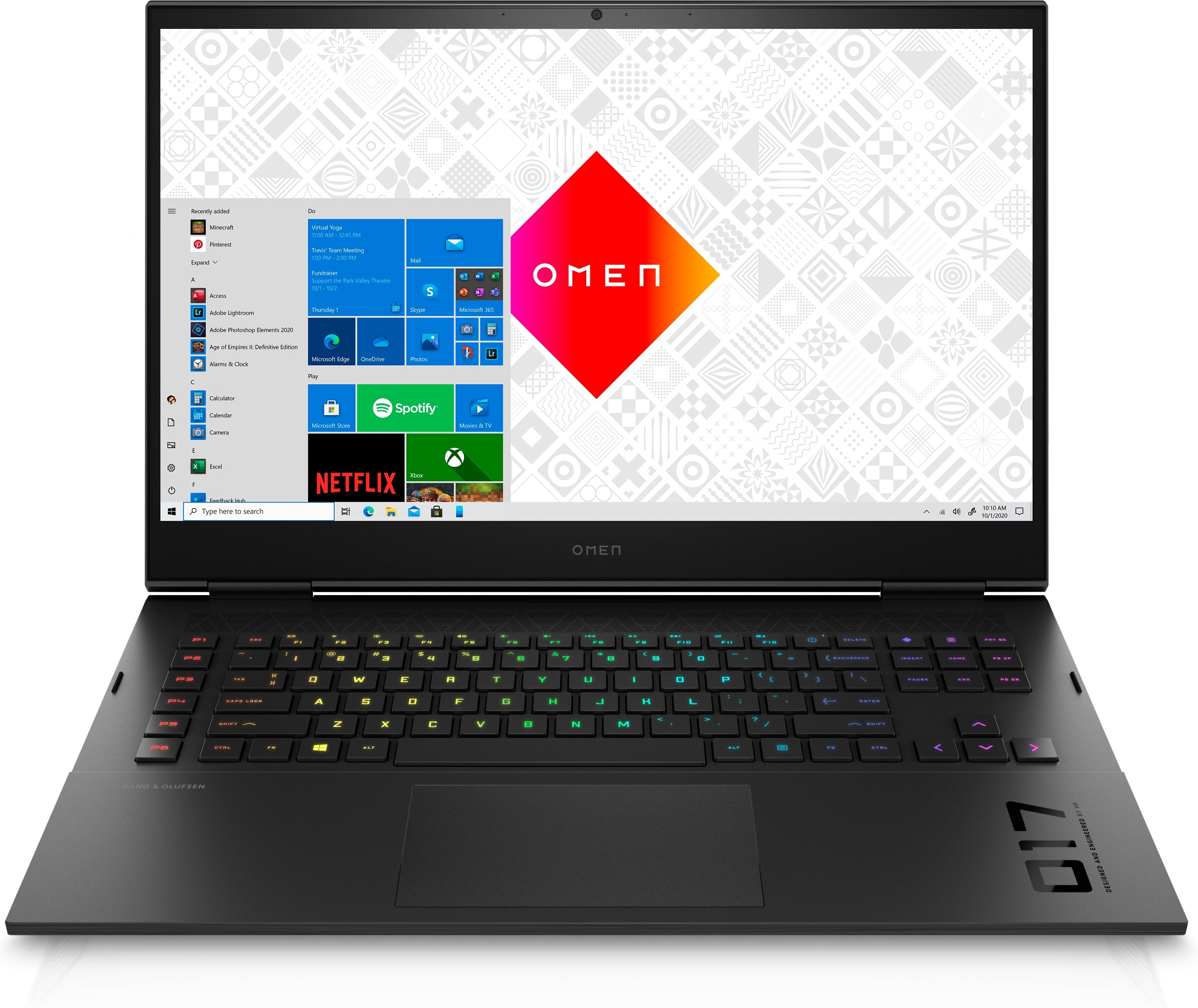 HP OMEN 17-ck1003nr 17.3" QHD Gaming Notebook, Intel i9-12900H, 3.80GHz, 32GB RAM, 1TB SSD, Win11H - 6U715UA#ABA (Certified Refurbished)