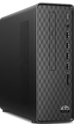 HP Slim S01-aF2011 Minitower Desktop, Intel Celeron J4025, 2.0GHz, 8GB RAM, 256GB SSD, Win11H - 318L6AA#ABA