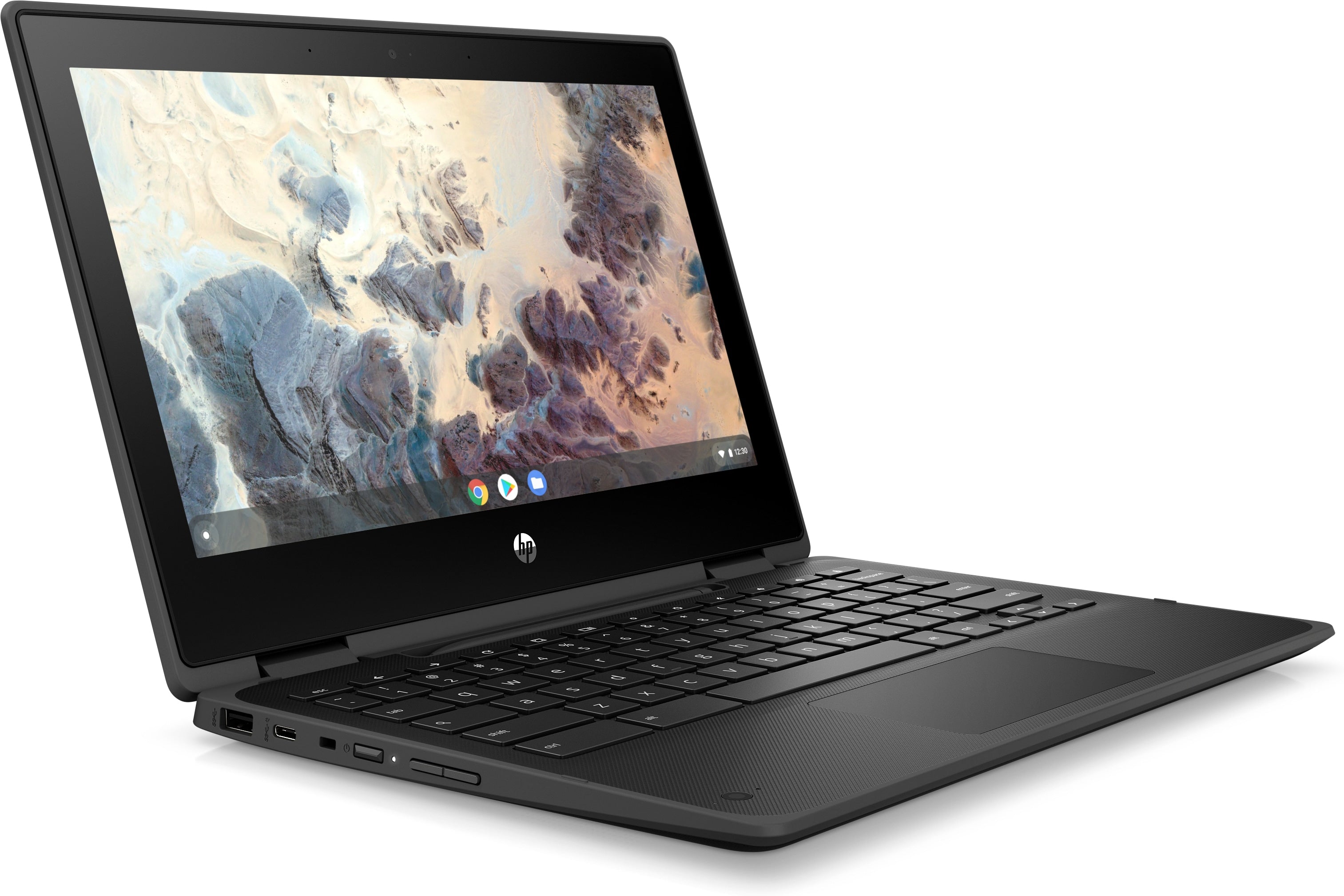 HP x360 11 G4 EE 11.6" HD Convertible Chromebook, Intel Celeron N4500, 1.10GHz, 4GB RAM, 32GB eMMC, Chrome OS - 3V0G4UT#ABA